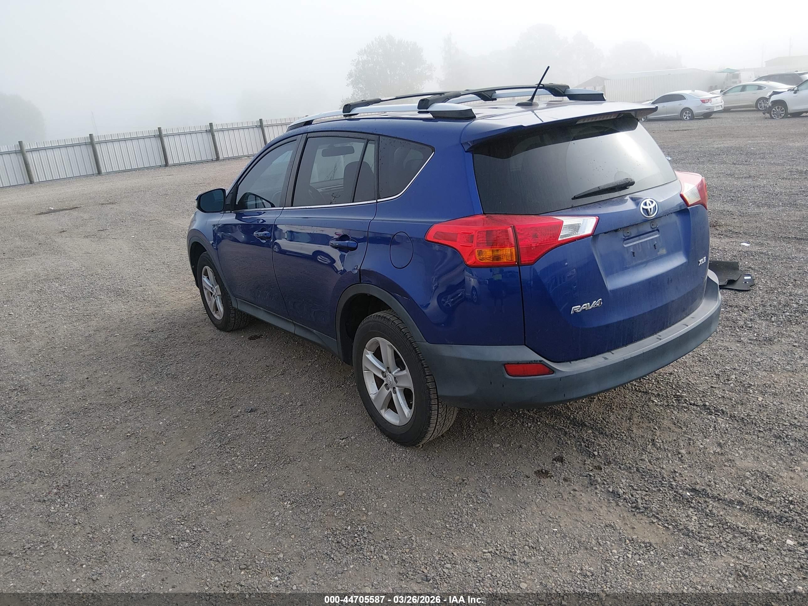 2014 Toyota Rav4 Xle Blue vin: 2T3WFREV4EW105273