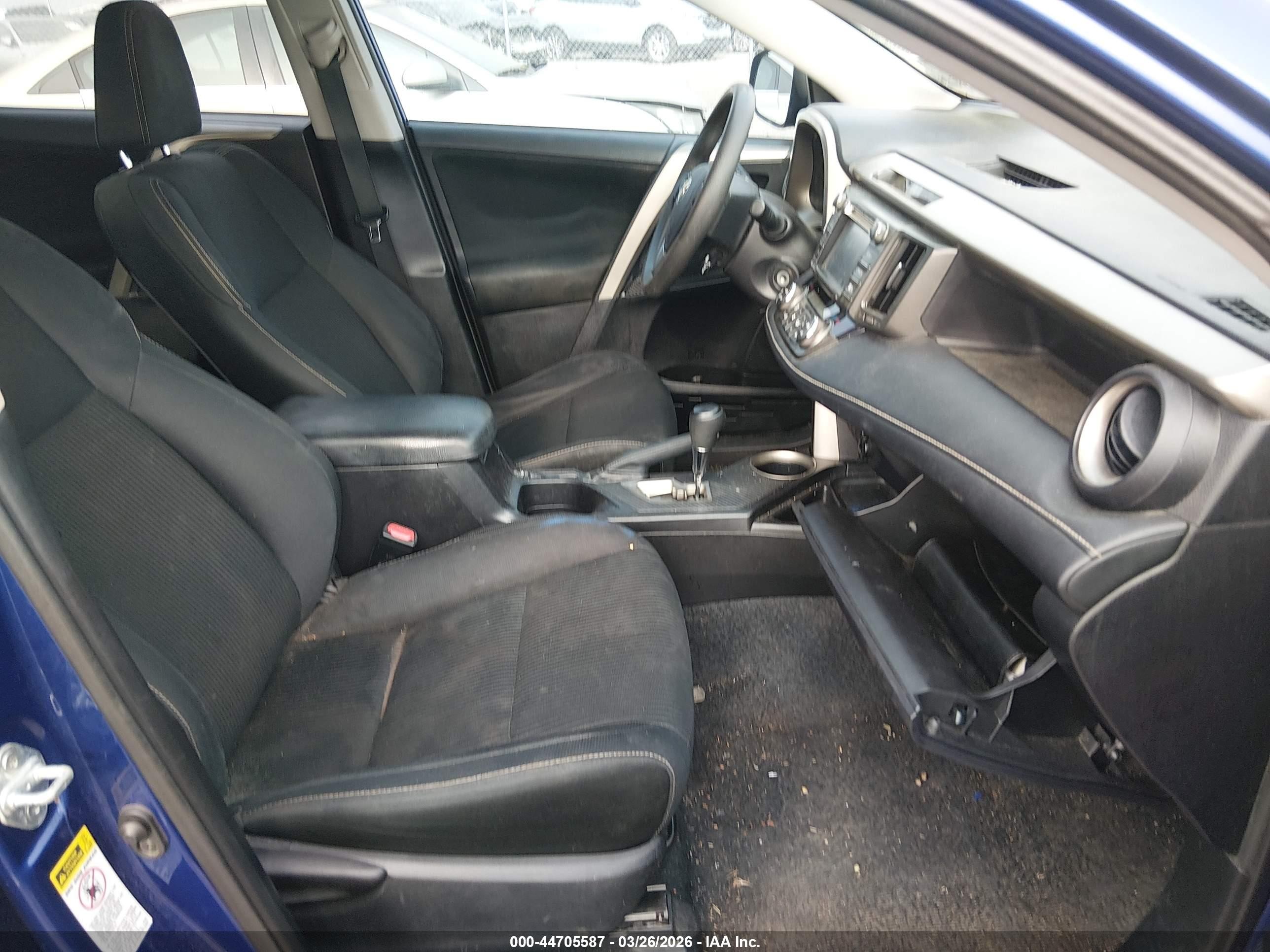 2014 Toyota Rav4 Xle Blue vin: 2T3WFREV4EW105273