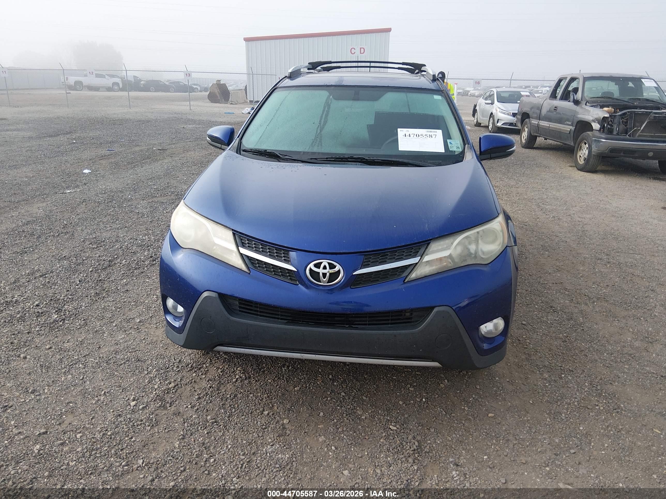 2014 Toyota Rav4 Xle Blue vin: 2T3WFREV4EW105273