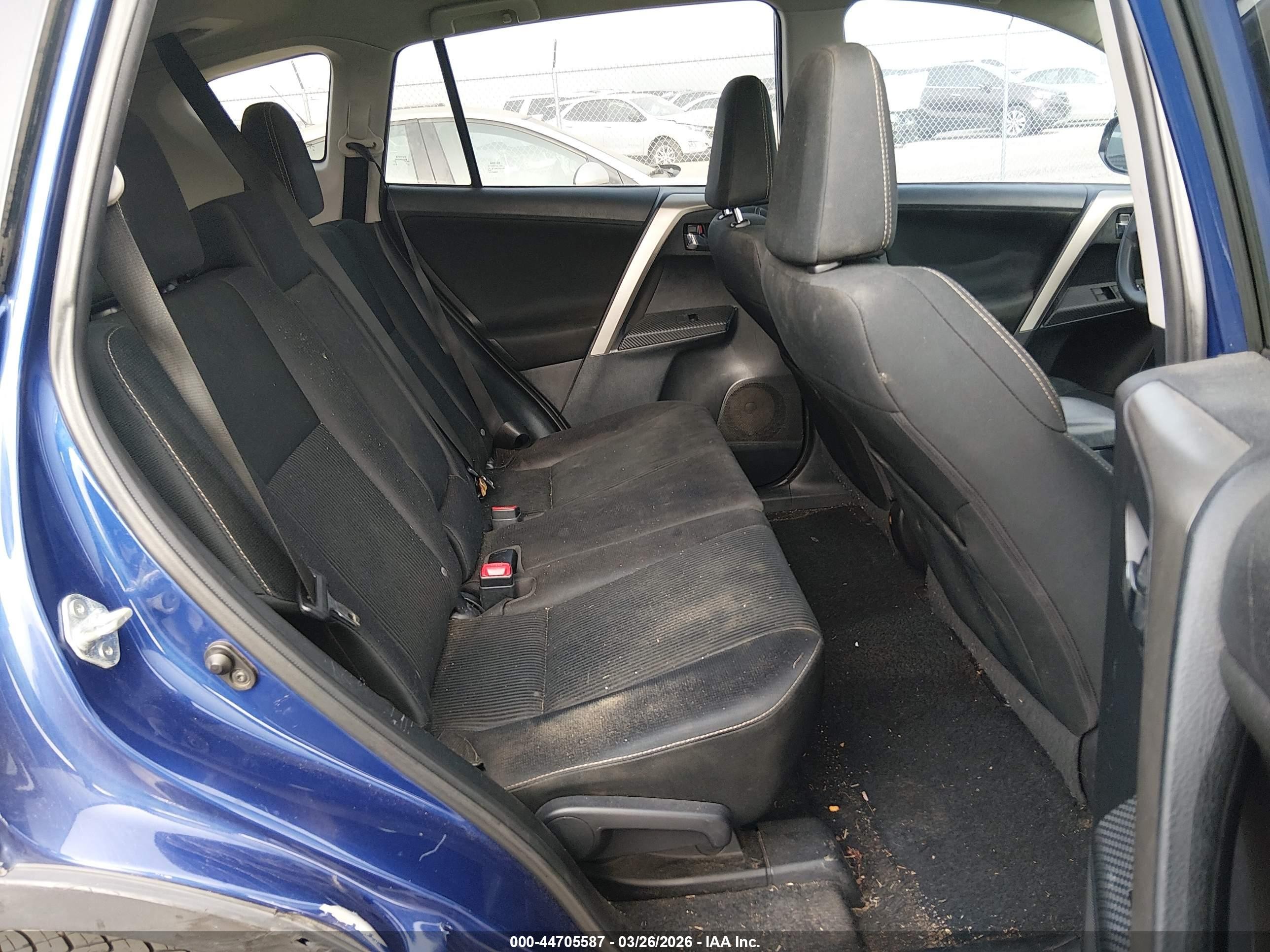 2014 Toyota Rav4 Xle Blue vin: 2T3WFREV4EW105273