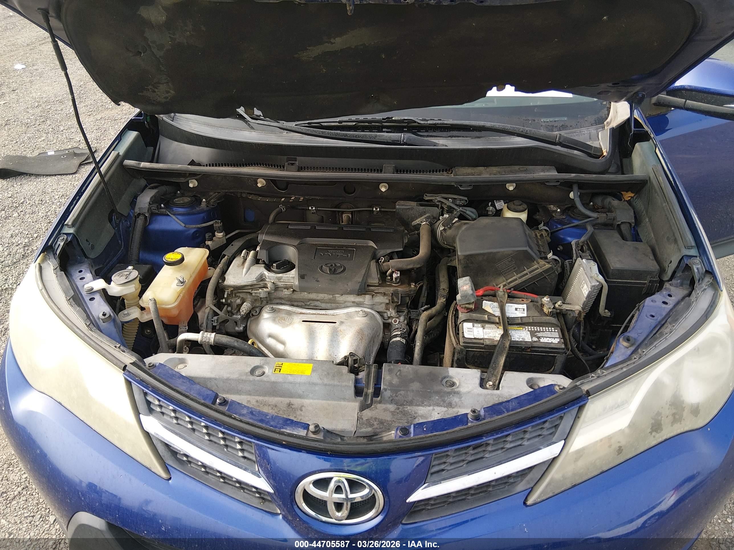 2014 Toyota Rav4 Xle Blue vin: 2T3WFREV4EW105273
