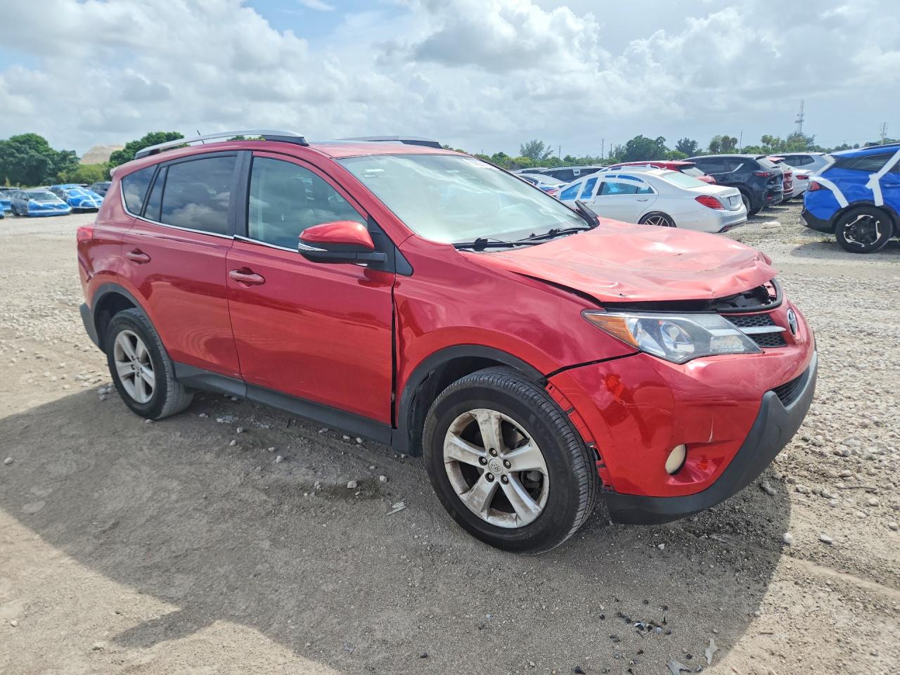 2014 Toyota Rav4 Xle Burgundy vin: 2T3WFREV4EW124342