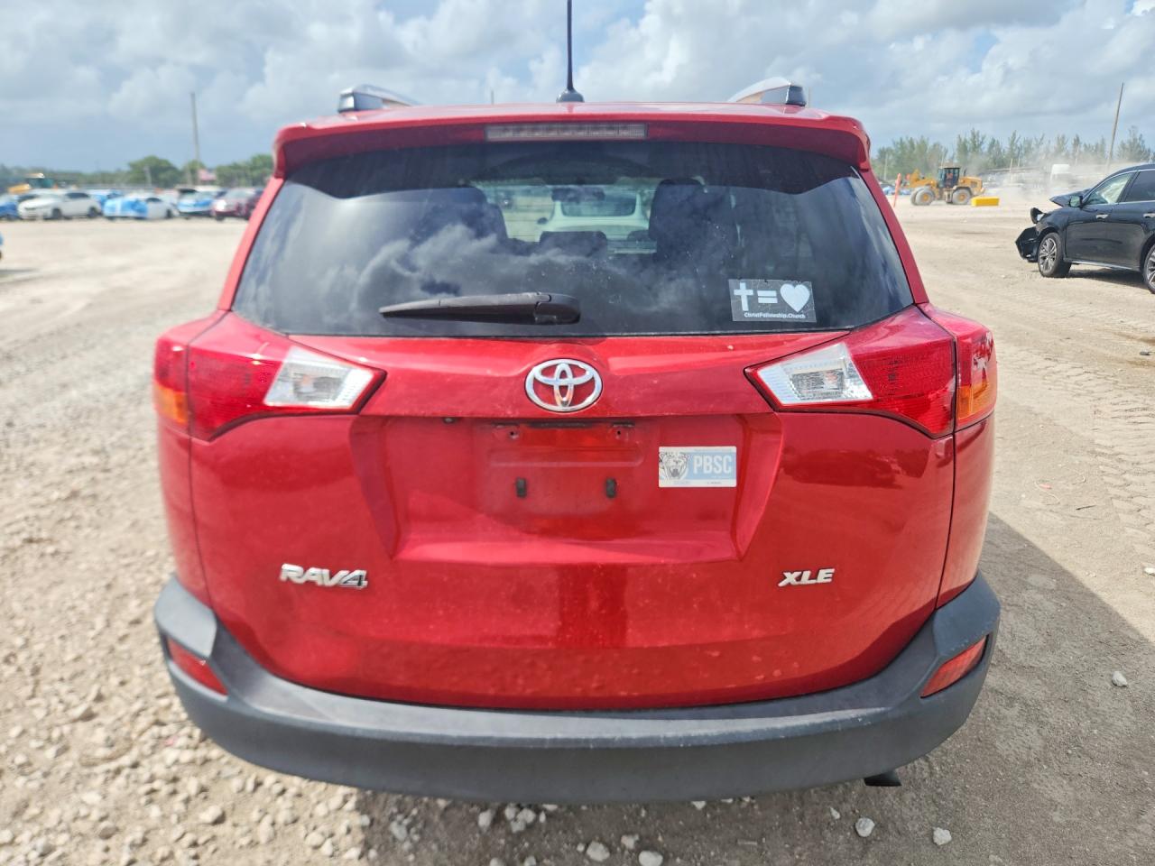 2014 Toyota Rav4 Xle Burgundy vin: 2T3WFREV4EW124342