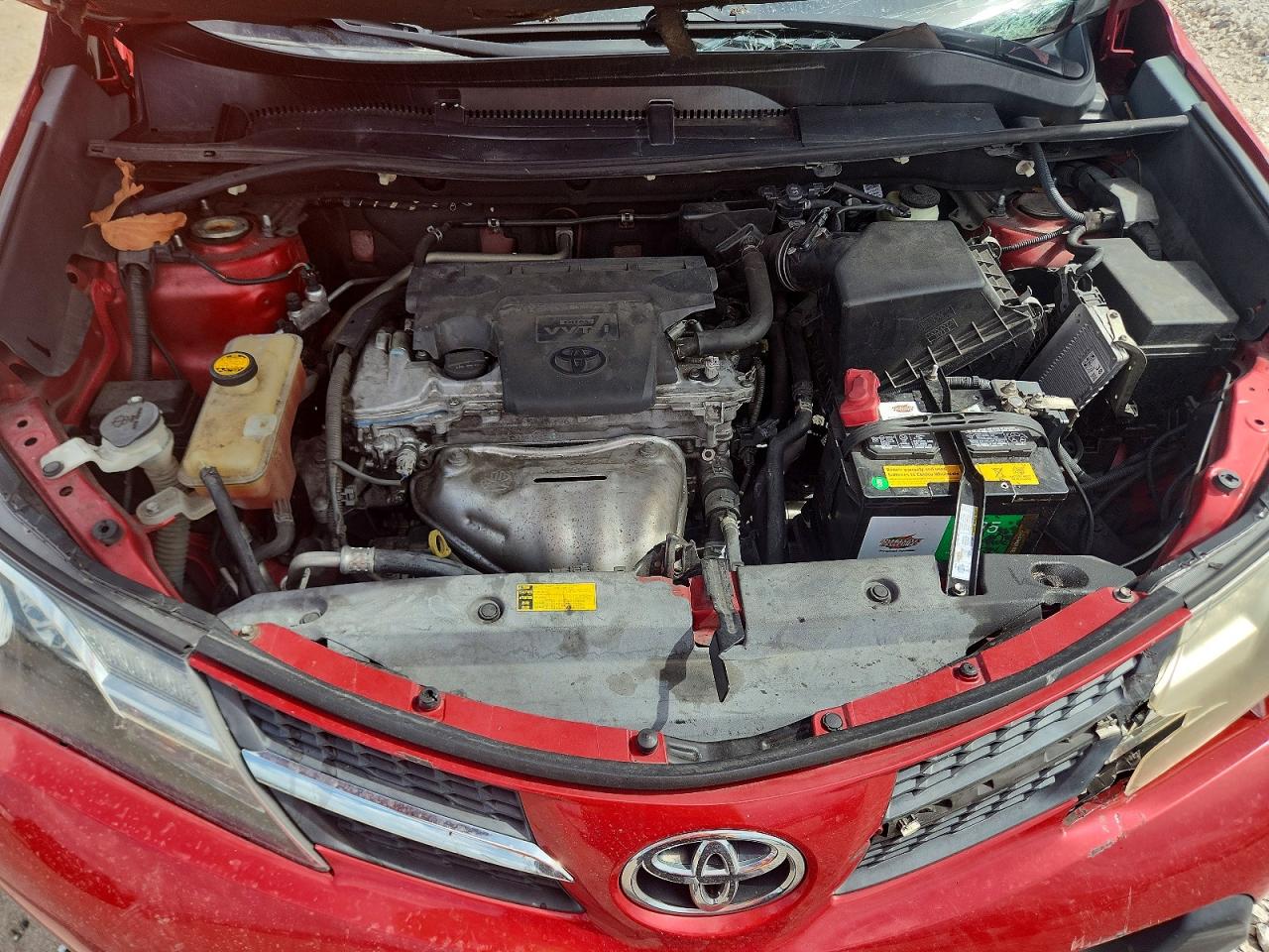 2014 Toyota Rav4 Xle Burgundy vin: 2T3WFREV4EW124342