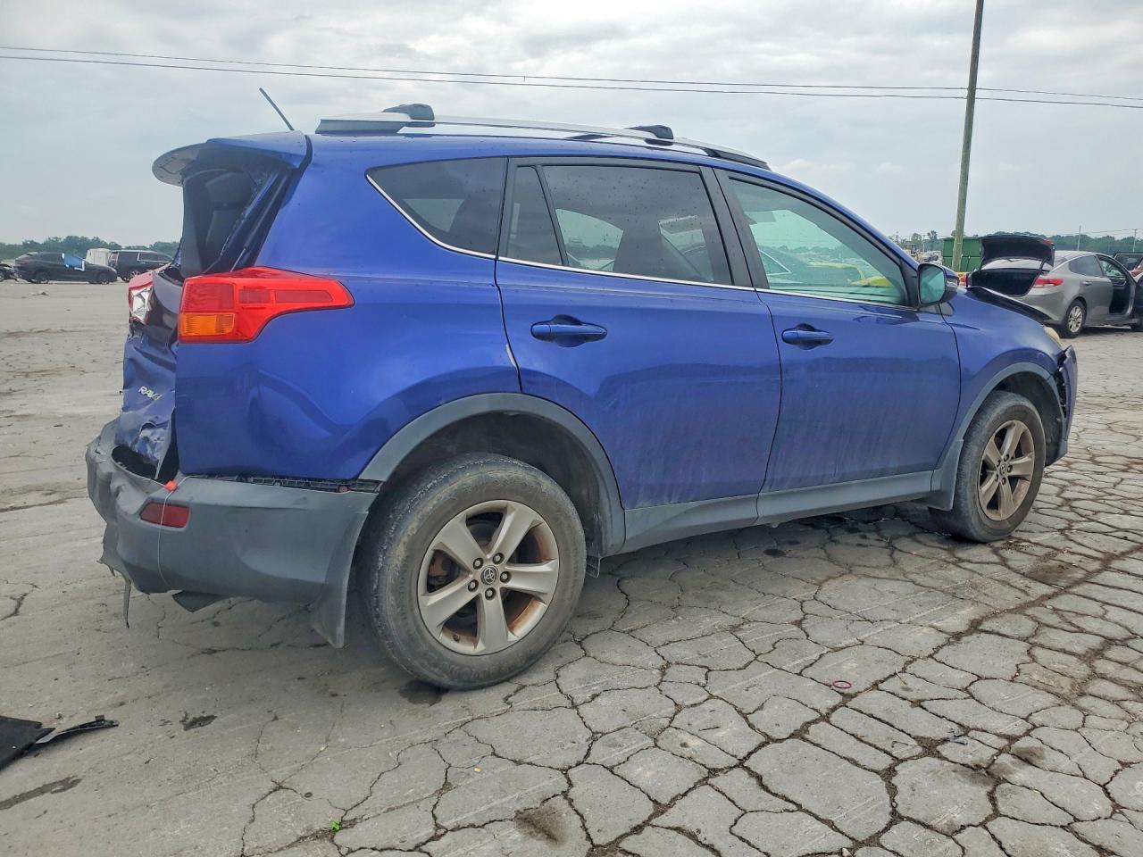 2015 Toyota Rav4 Xle Blue vin: 2T3WFREV4FW137061