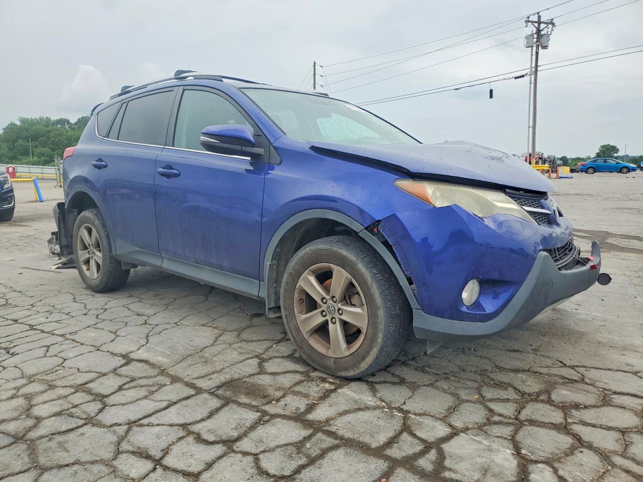 2015 Toyota Rav4 Xle Blue vin: 2T3WFREV4FW137061