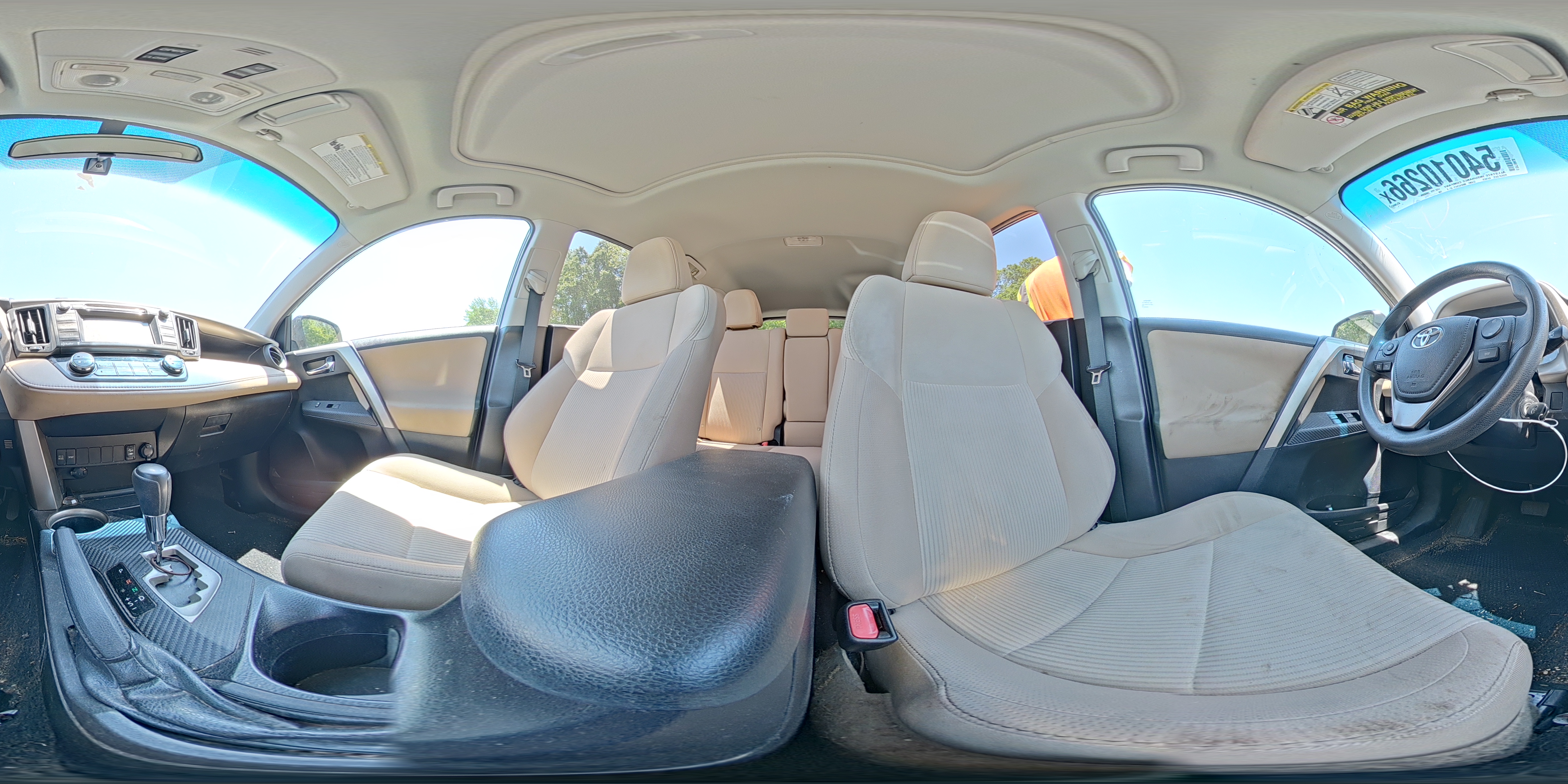 2015 Toyota Rav4 Gray vin: 2T3WFREV4FW178404