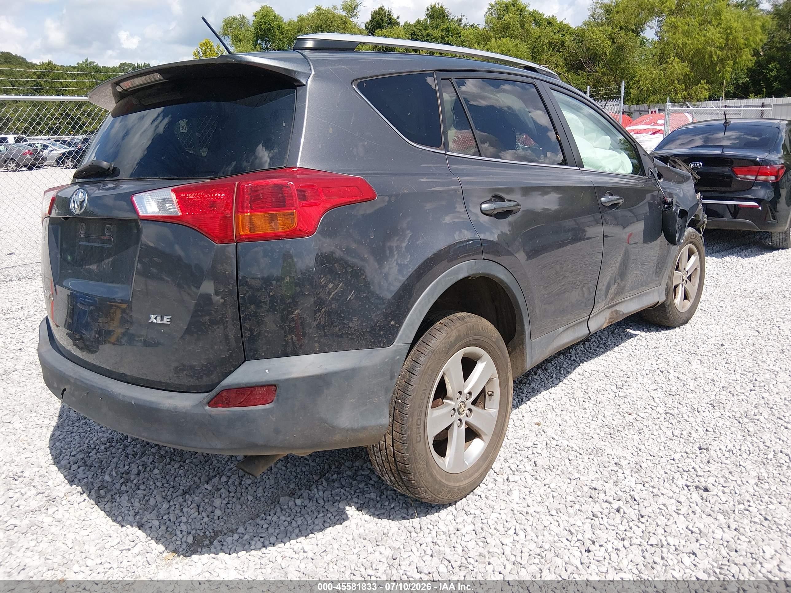 2015 Toyota Rav4 Xle Gray vin: 2T3WFREV4FW185238