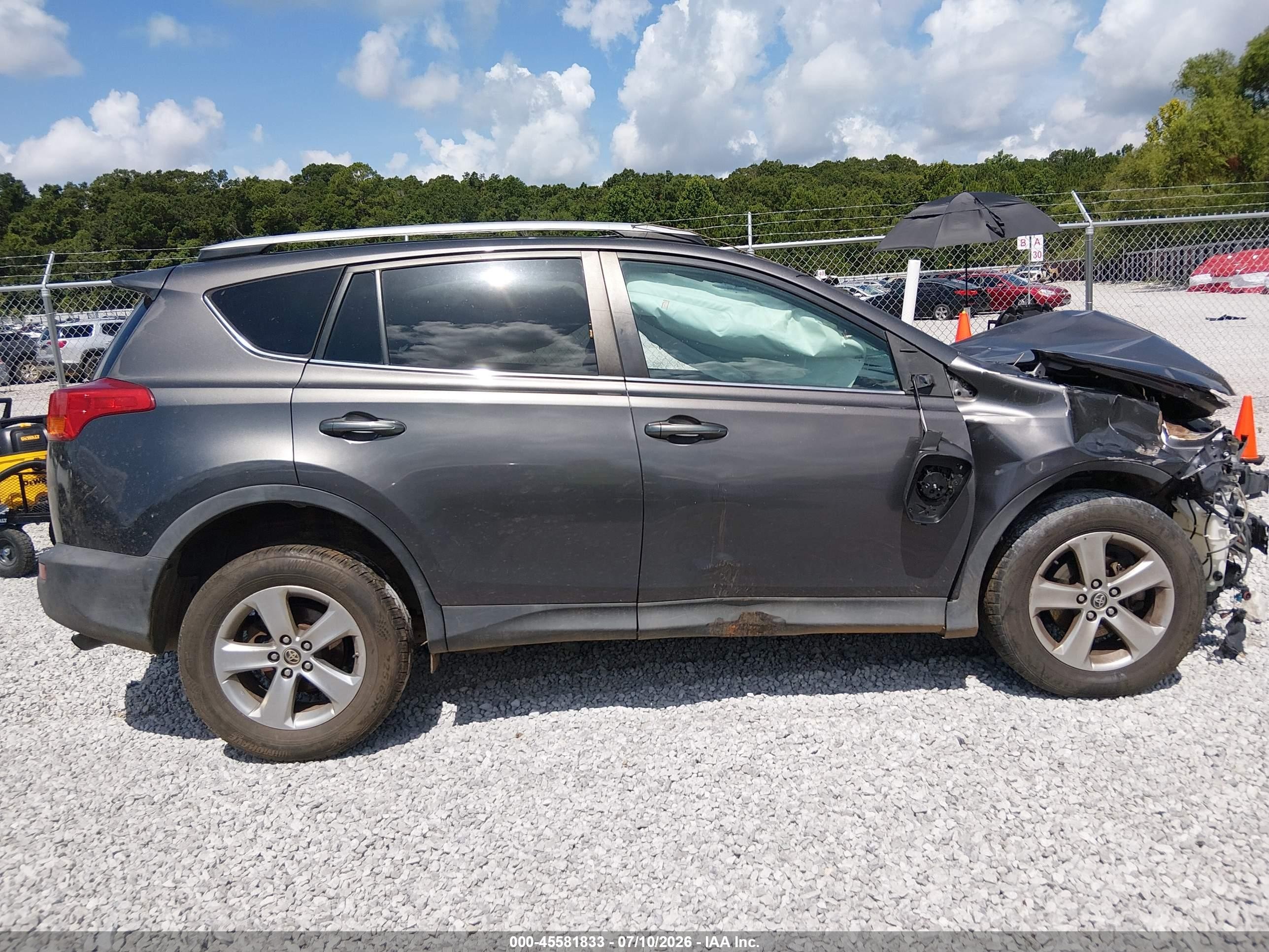 2015 Toyota Rav4 Xle Gray vin: 2T3WFREV4FW185238