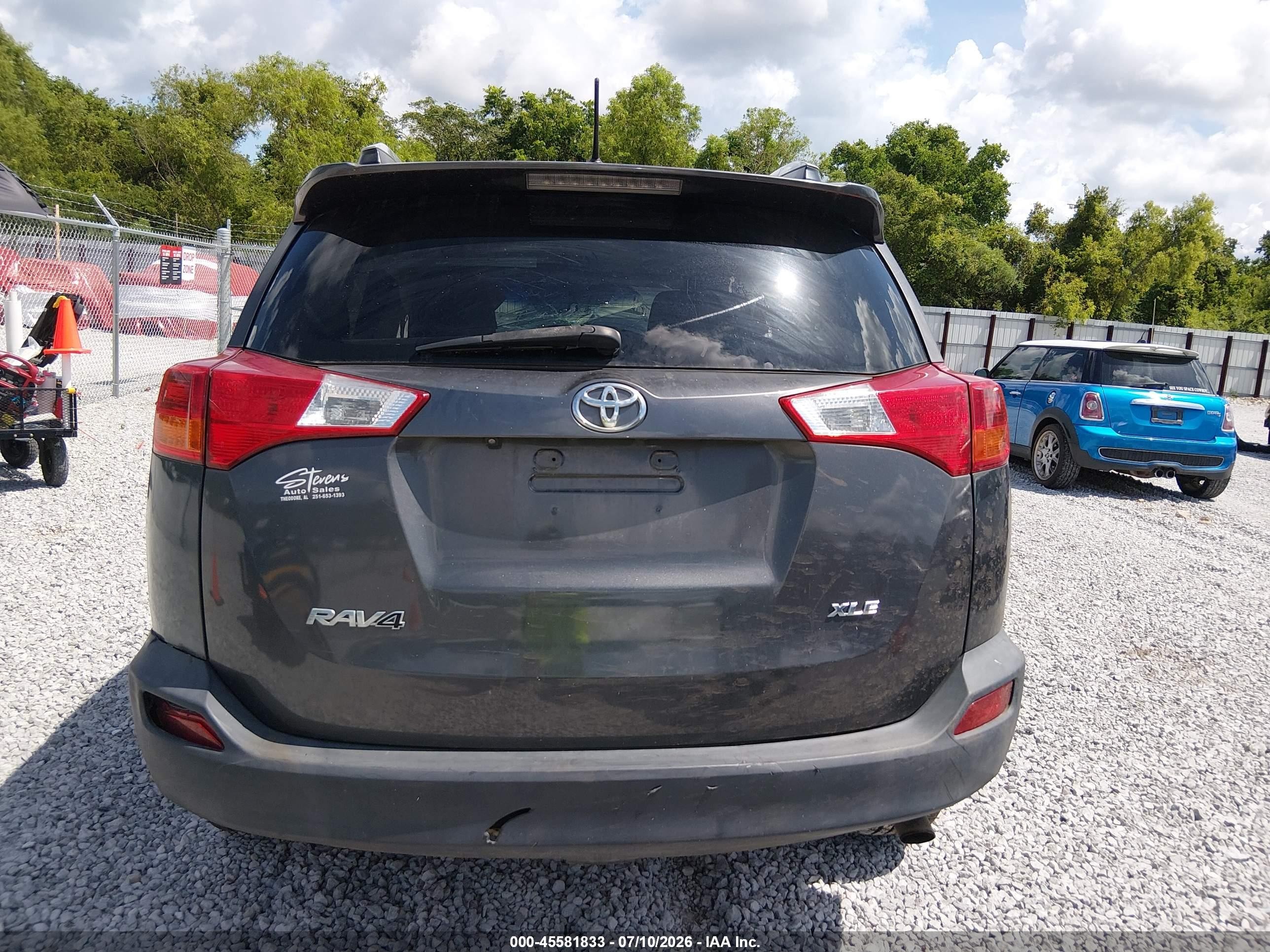 2015 Toyota Rav4 Xle Gray vin: 2T3WFREV4FW185238