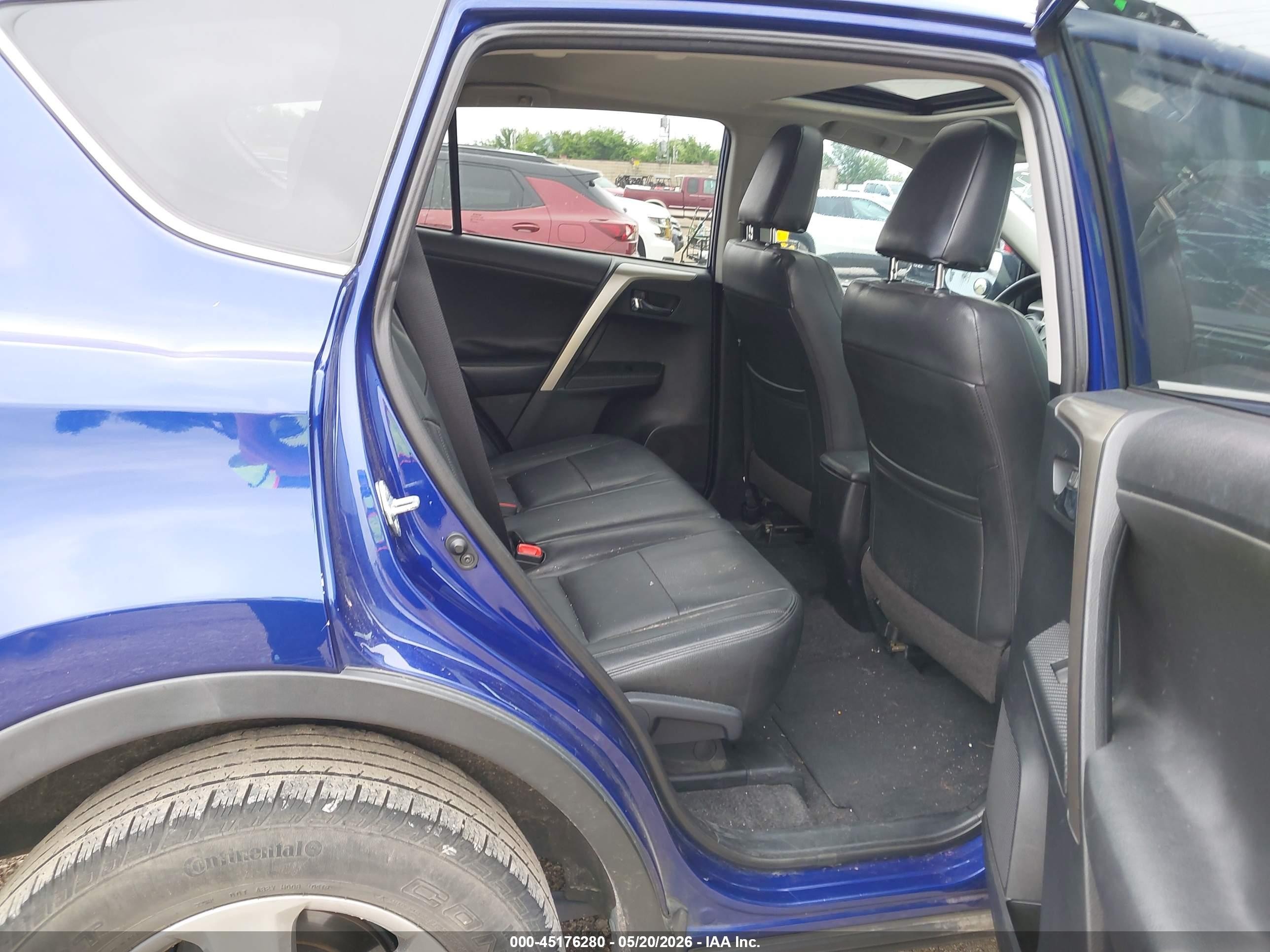 2015 Toyota Rav4 Xle Blue vin: 2T3WFREV4FW188348