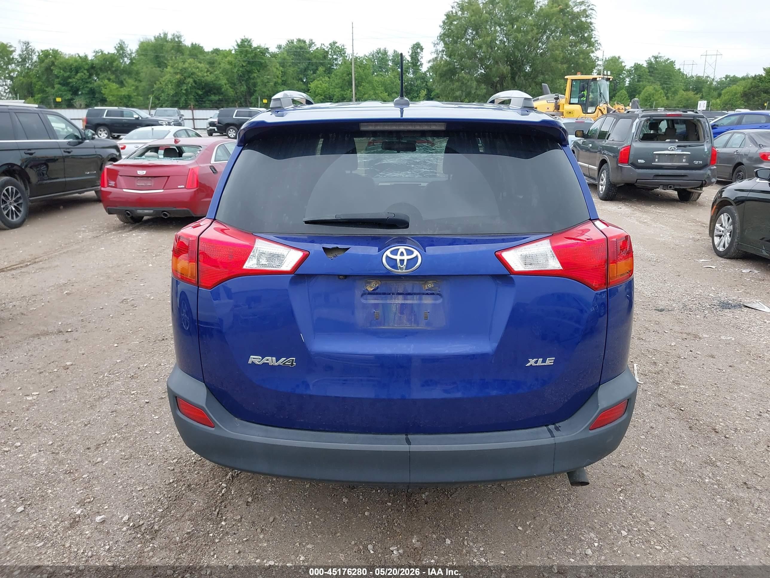 2015 Toyota Rav4 Xle Blue vin: 2T3WFREV4FW188348