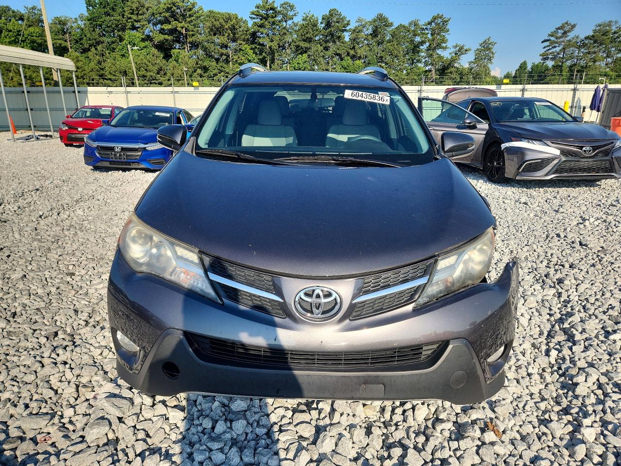 2015 Toyota Rav4 Xle Серый vin: 2T3WFREV4FW189046