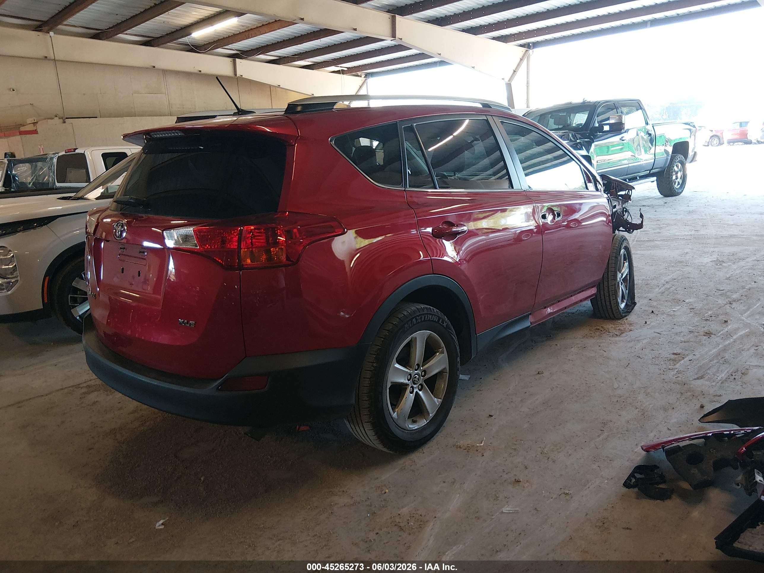 2015 Toyota Rav4 Xle Red vin: 2T3WFREV4FW204189