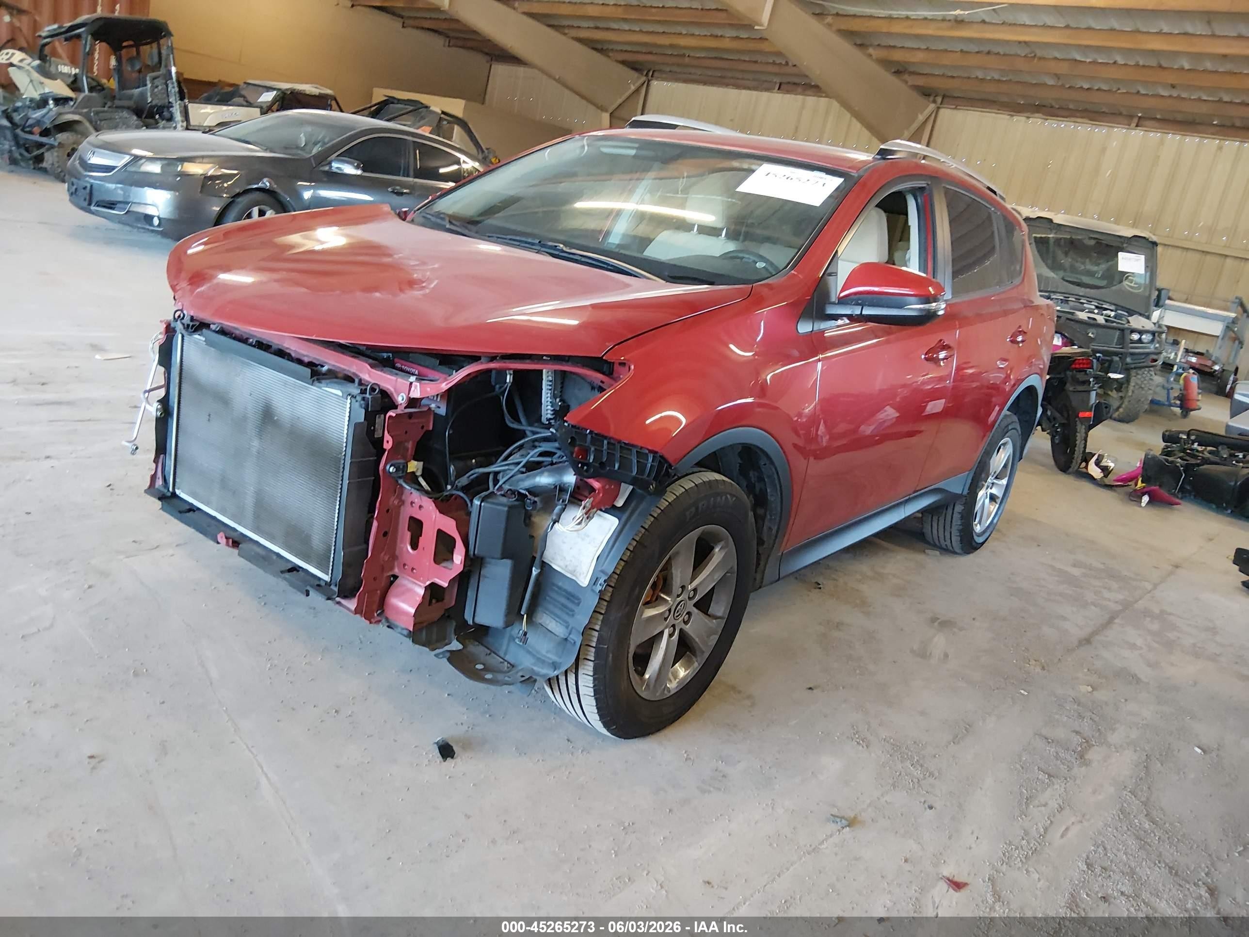 2015 Toyota Rav4 Xle Red vin: 2T3WFREV4FW204189