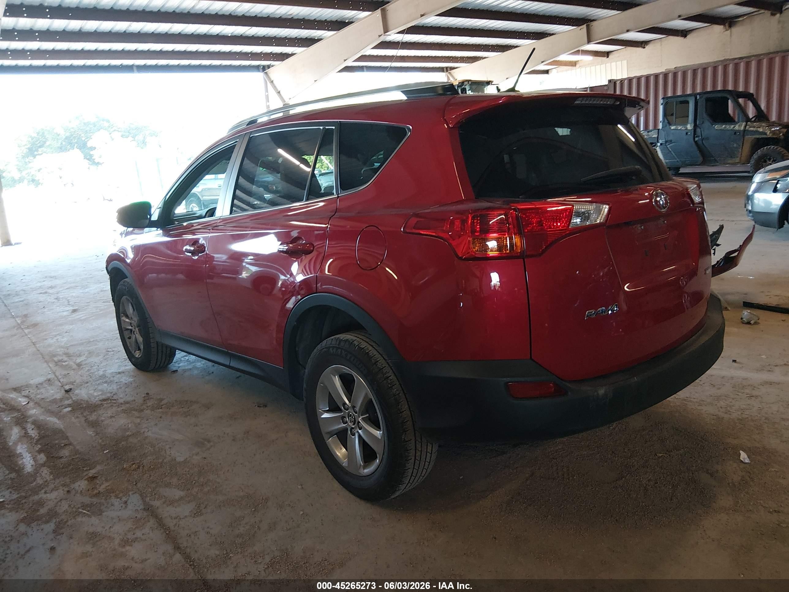 2015 Toyota Rav4 Xle Red vin: 2T3WFREV4FW204189