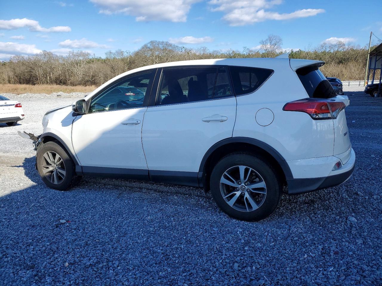 2017 Toyota Rav4 Xle White vin: 2T3WFREV4HW364835