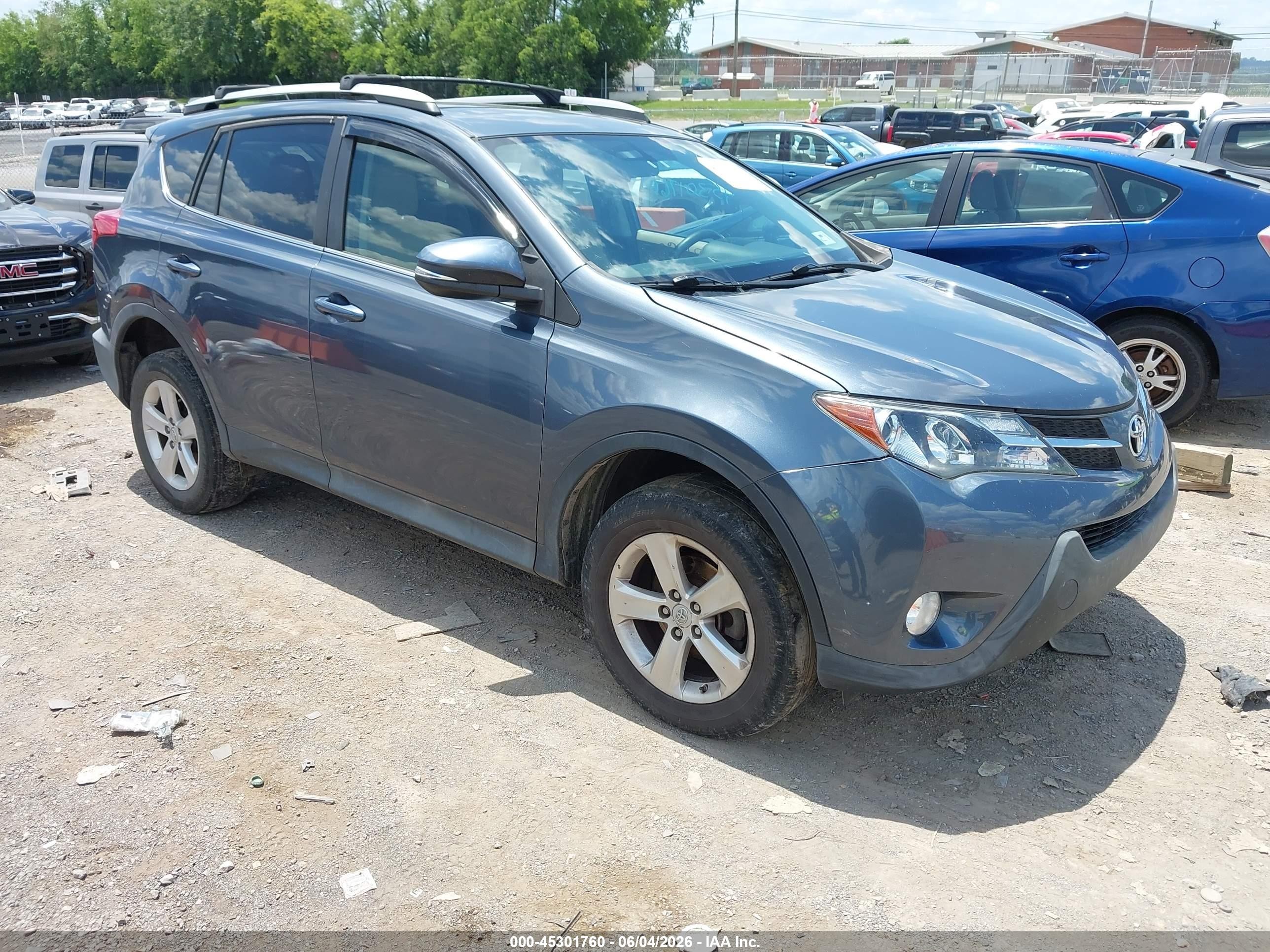 2013 Toyota Rav4 Xle Blue vin: 2T3WFREV5DW014222