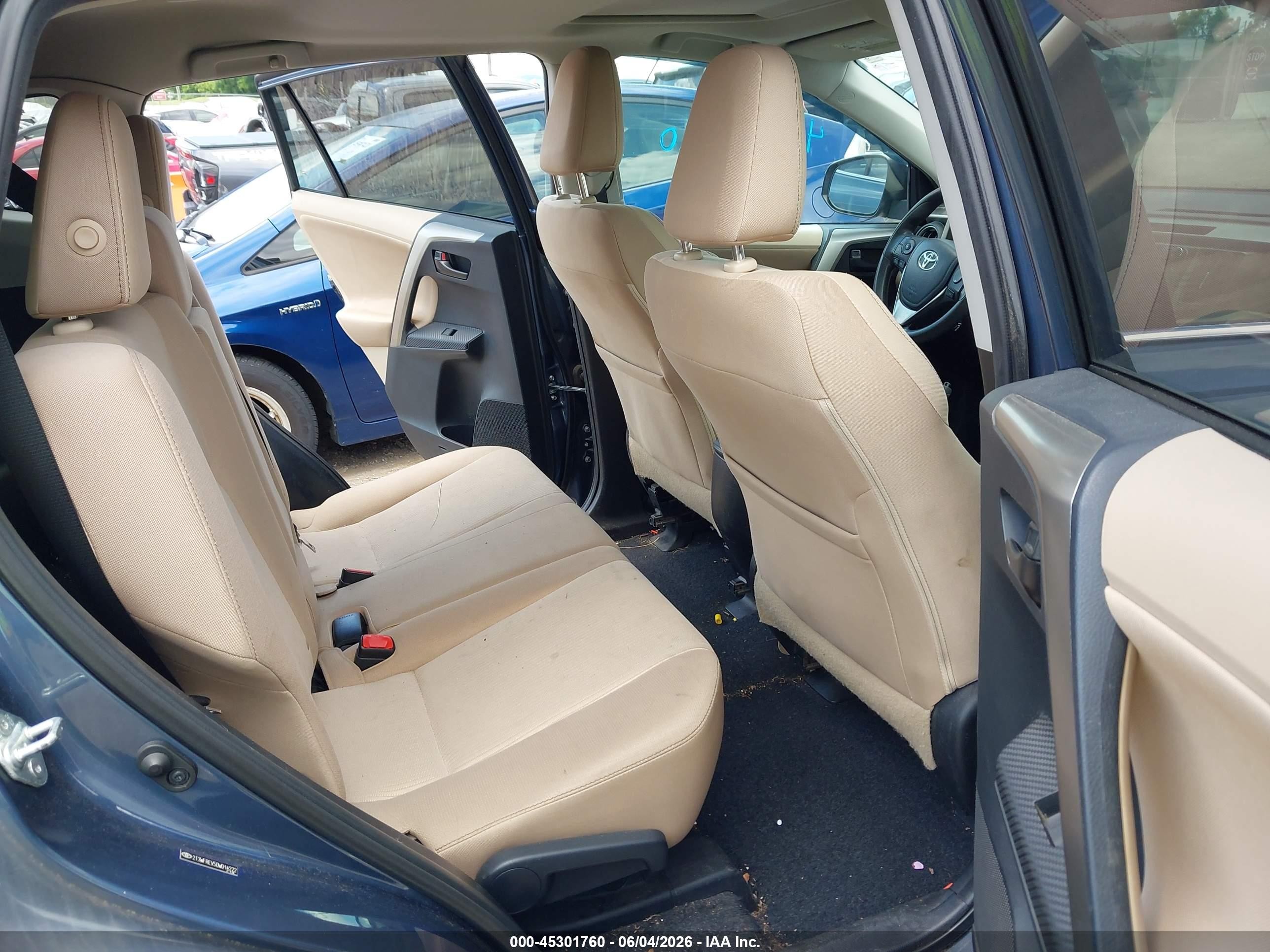2013 Toyota Rav4 Xle Blue vin: 2T3WFREV5DW014222