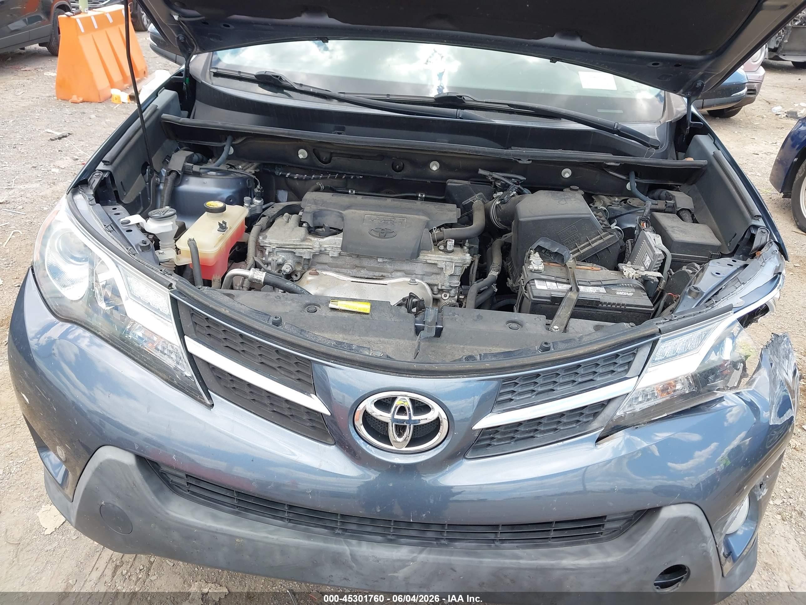 2013 Toyota Rav4 Xle Blue vin: 2T3WFREV5DW014222