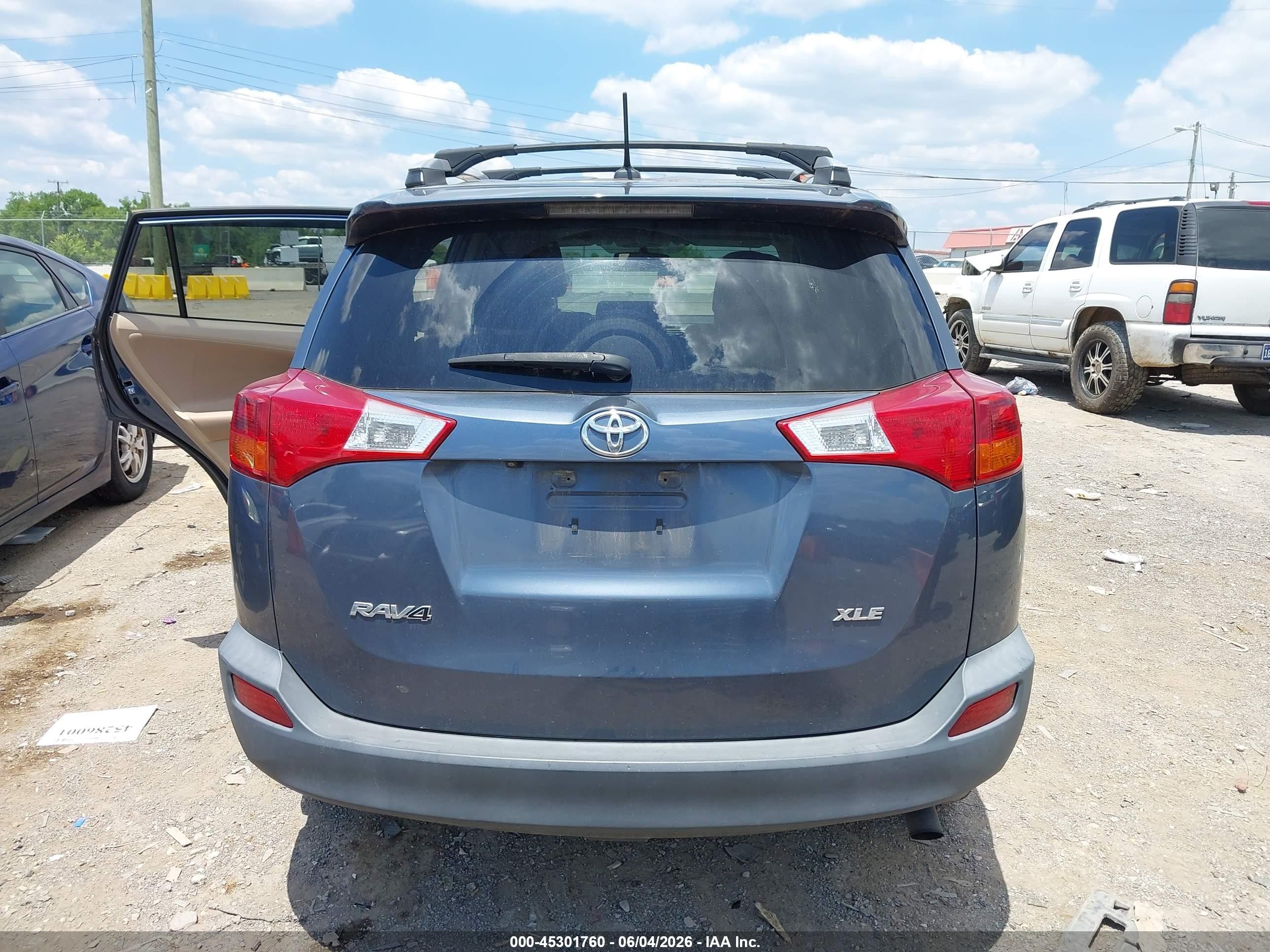 2013 Toyota Rav4 Xle Blue vin: 2T3WFREV5DW014222