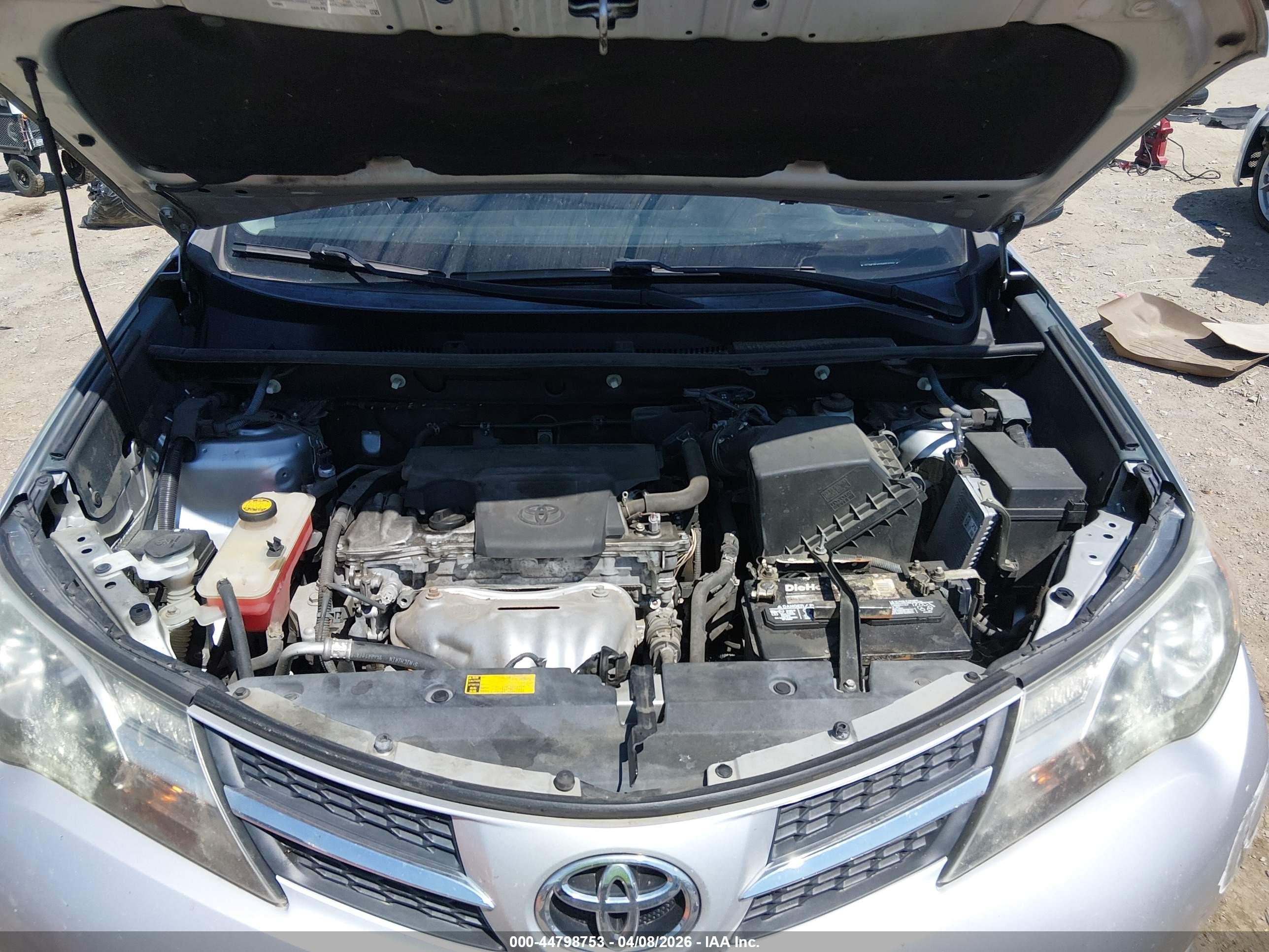 2013 Toyota Rav4 Xle Silver vin: 2T3WFREV5DW053750
