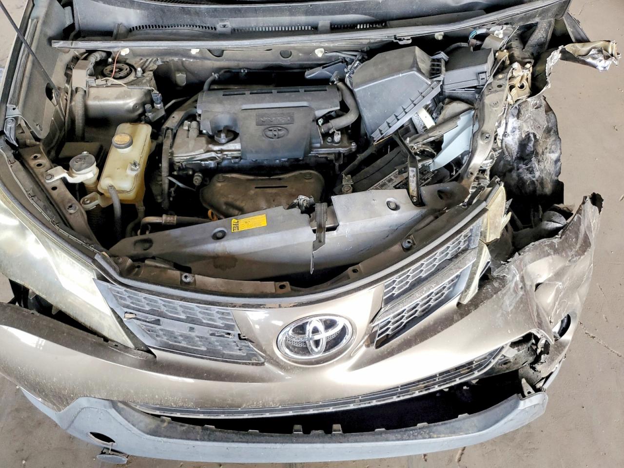 2013 Toyota Rav4 Xle Серый vin: 2T3WFREV5DW053909