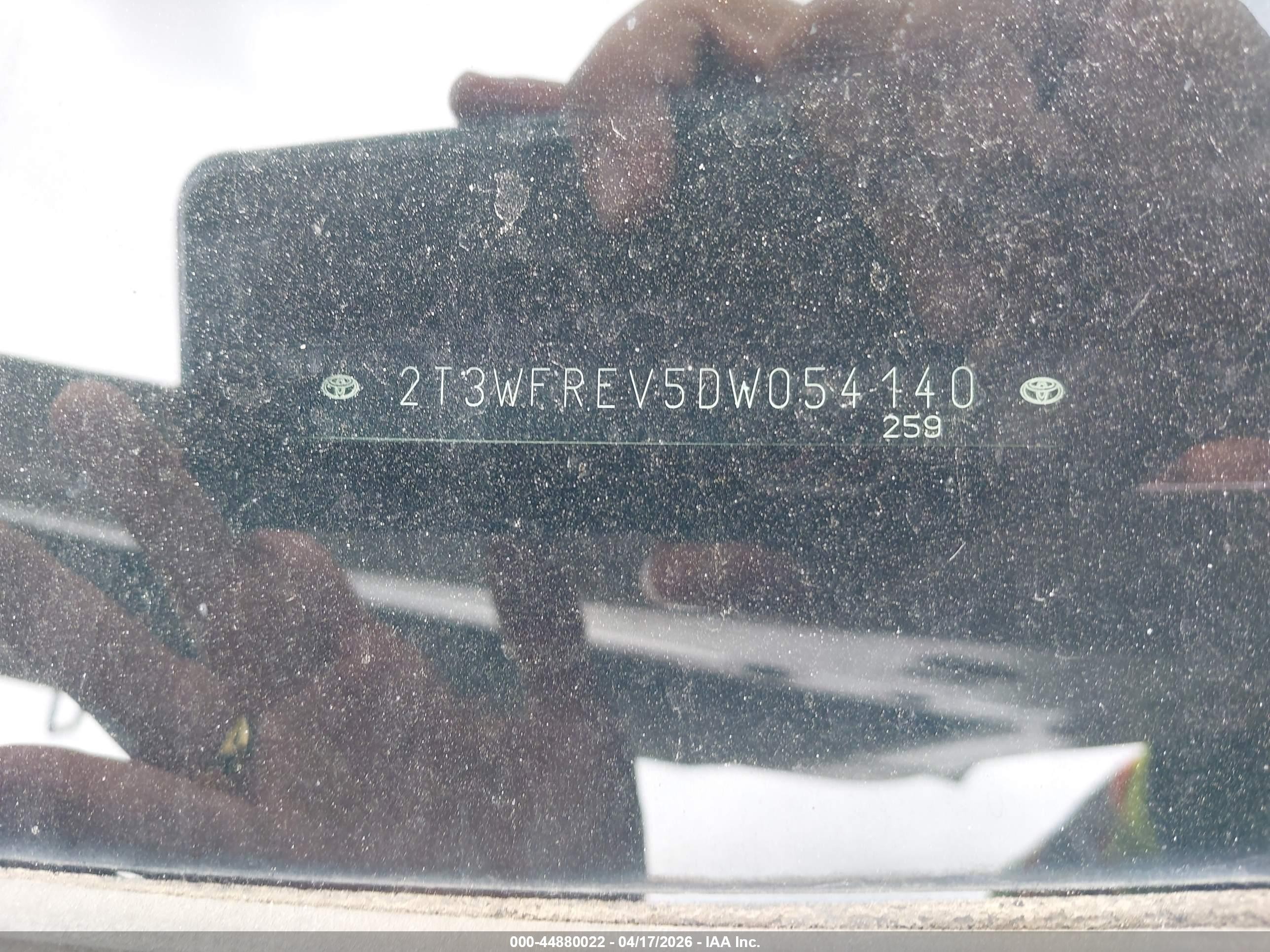 2013 Toyota Rav4 Xle Белый vin: 2T3WFREV5DW054140
