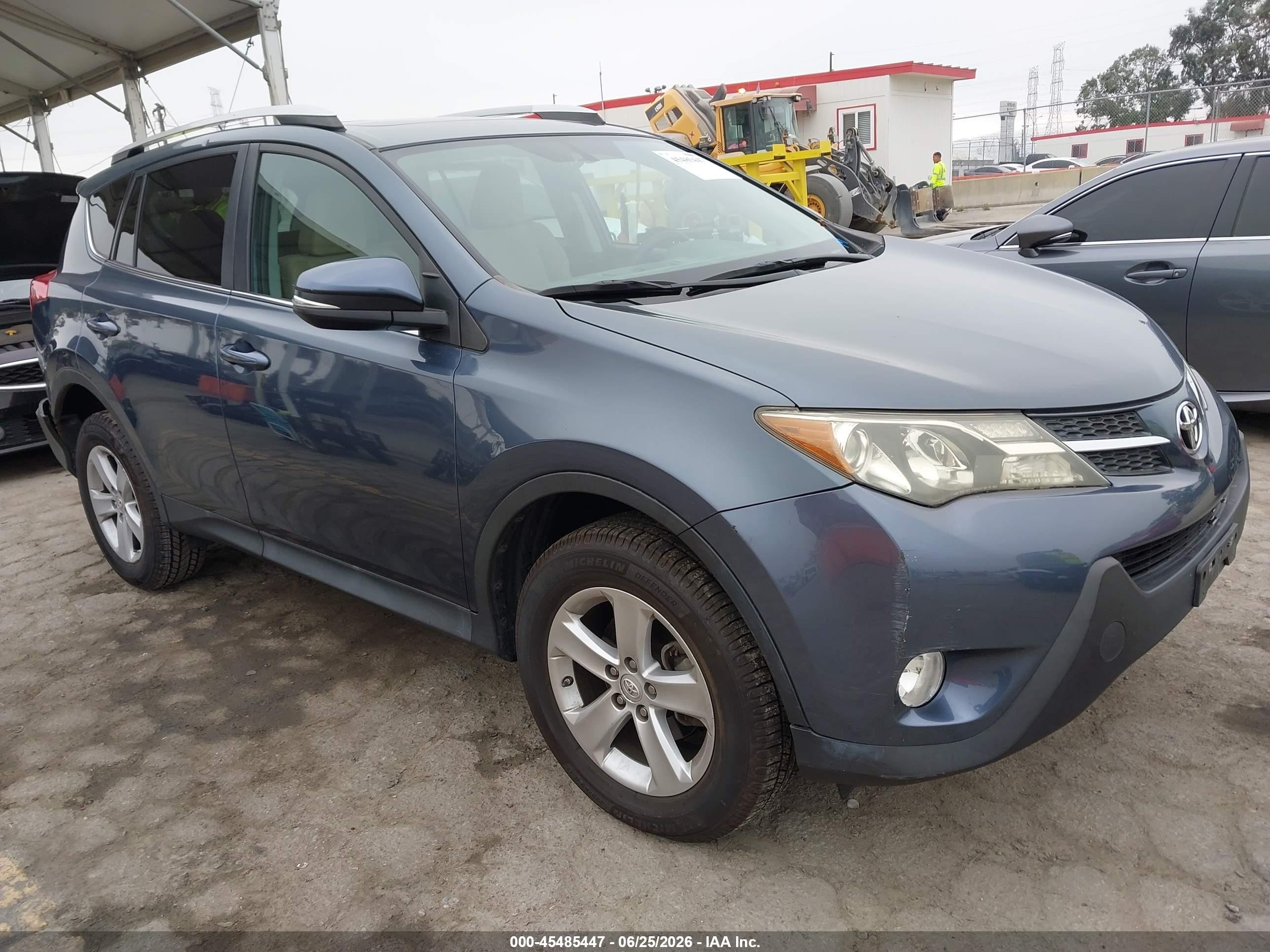 2014 Toyota Rav4 Xle Blue vin: 2T3WFREV5EW079749