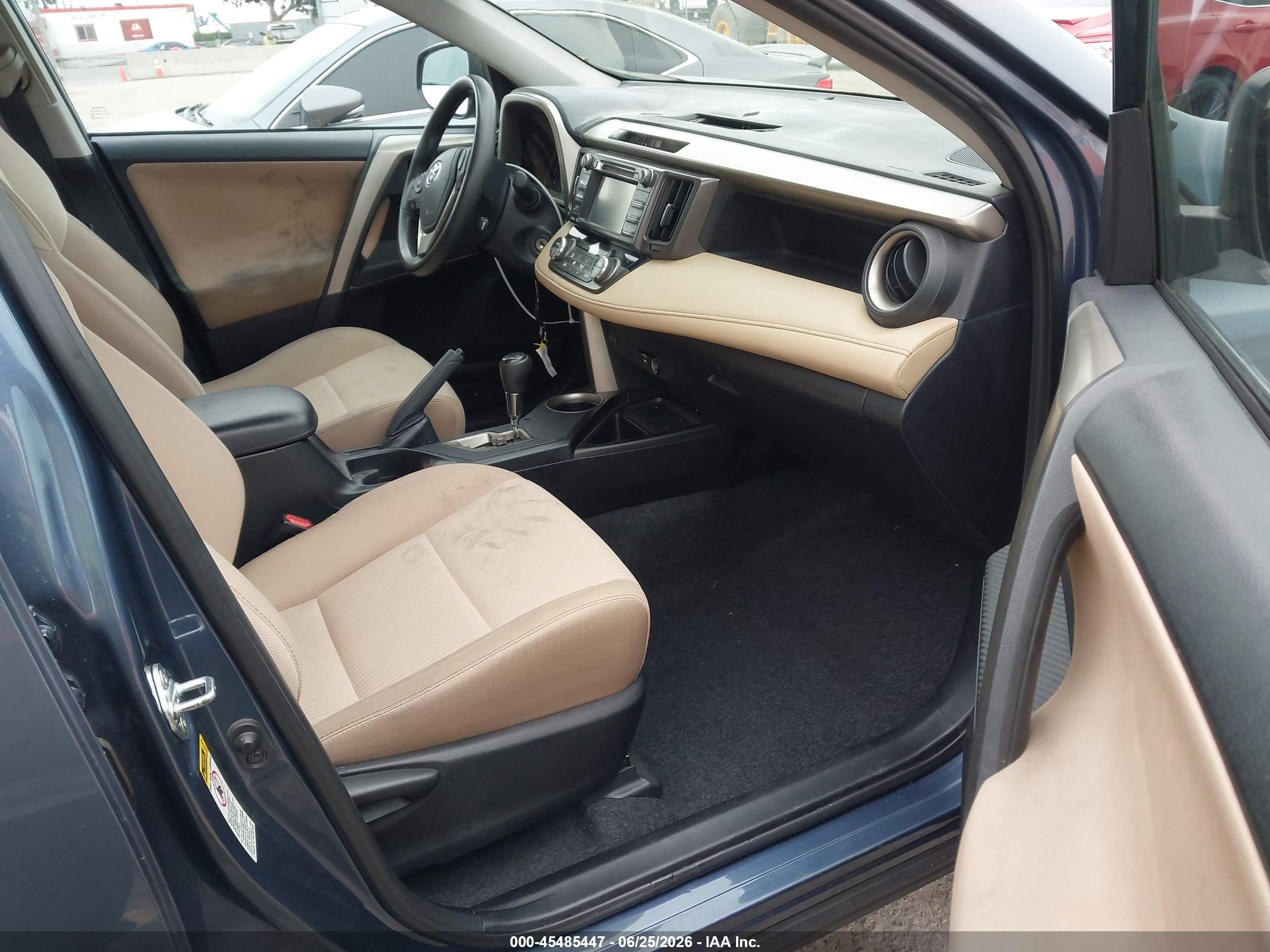 2014 Toyota Rav4 Xle Blue vin: 2T3WFREV5EW079749
