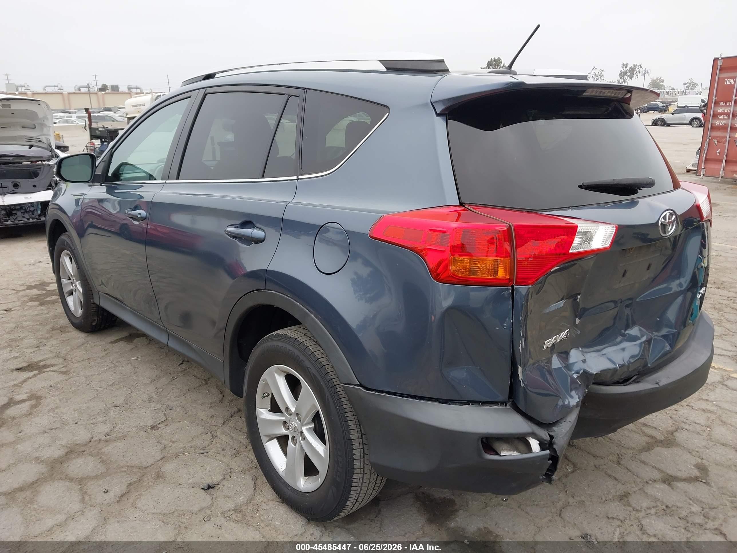 2014 Toyota Rav4 Xle Blue vin: 2T3WFREV5EW079749