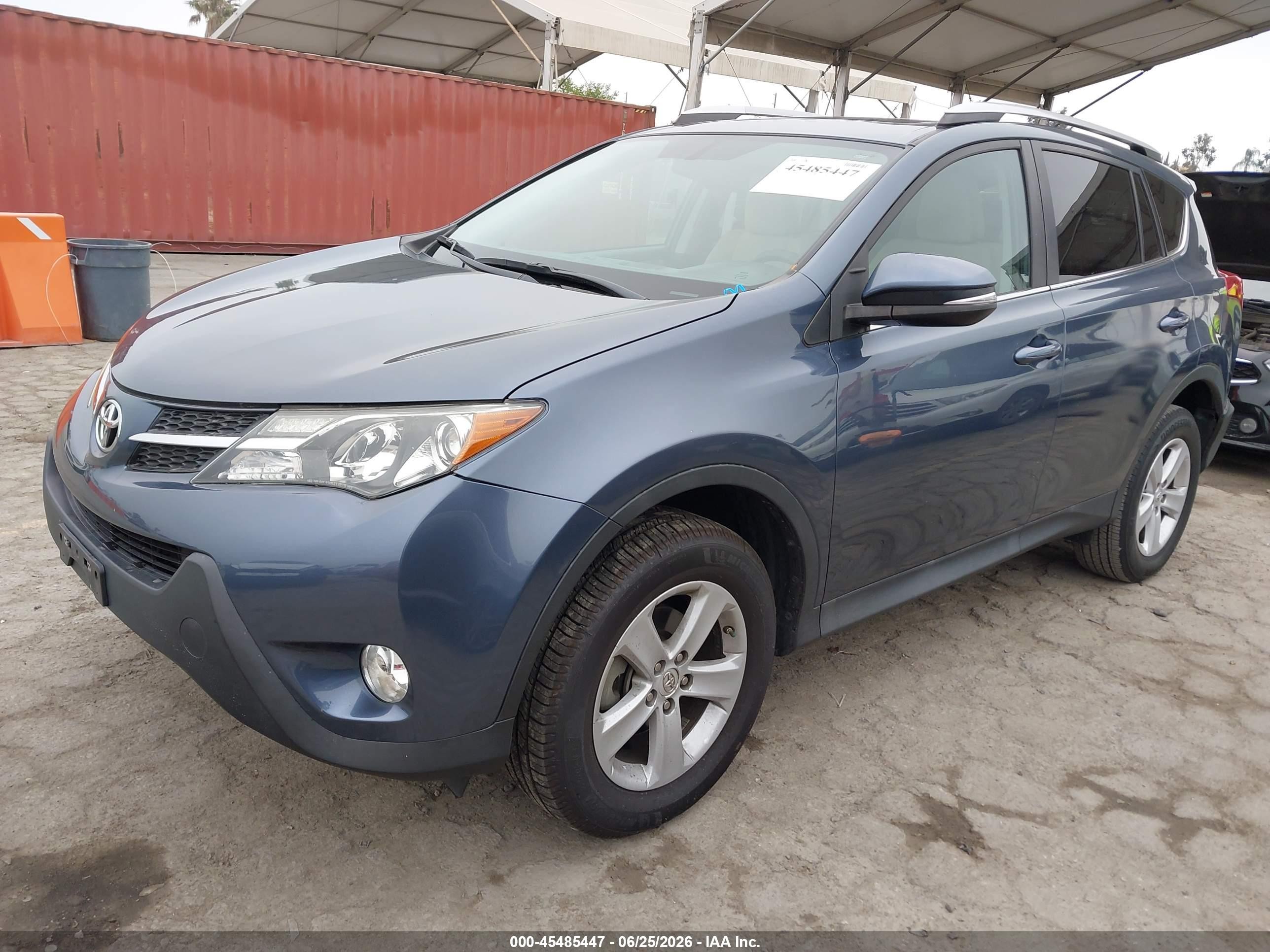 2014 Toyota Rav4 Xle Blue vin: 2T3WFREV5EW079749