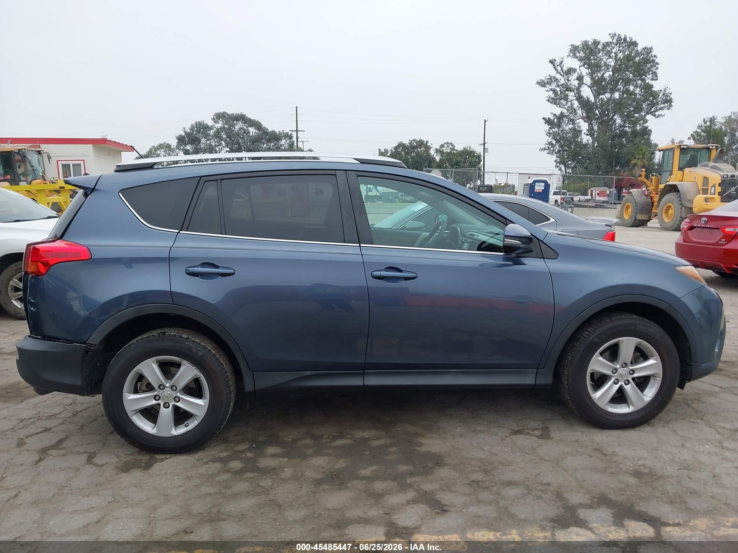 2014 Toyota Rav4 Xle Blue vin: 2T3WFREV5EW079749