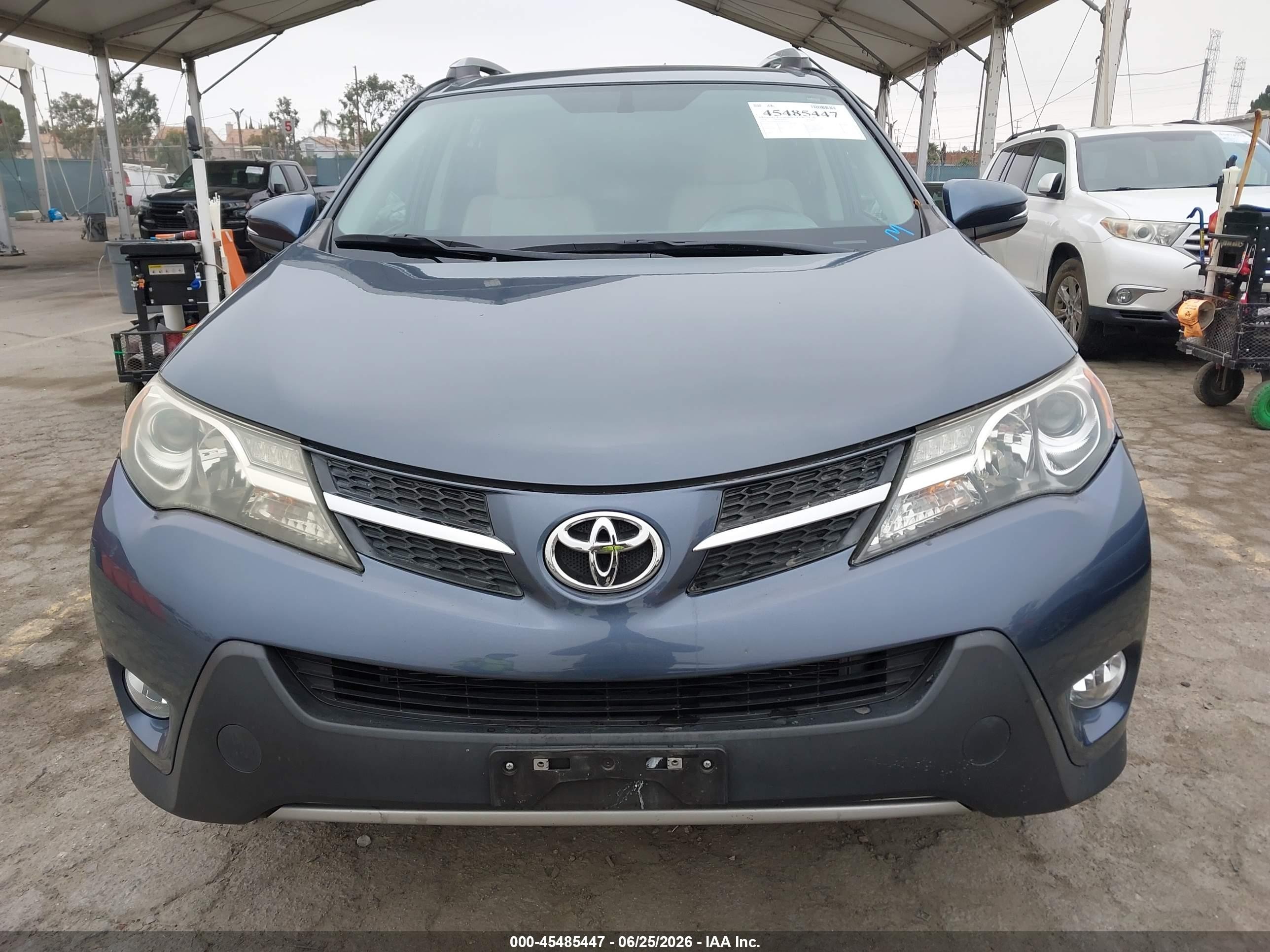 2014 Toyota Rav4 Xle Blue vin: 2T3WFREV5EW079749
