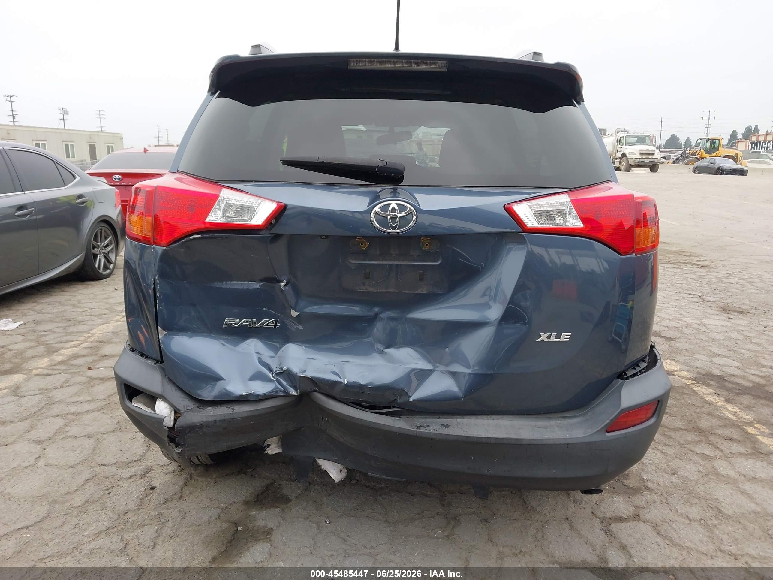 2014 Toyota Rav4 Xle Blue vin: 2T3WFREV5EW079749