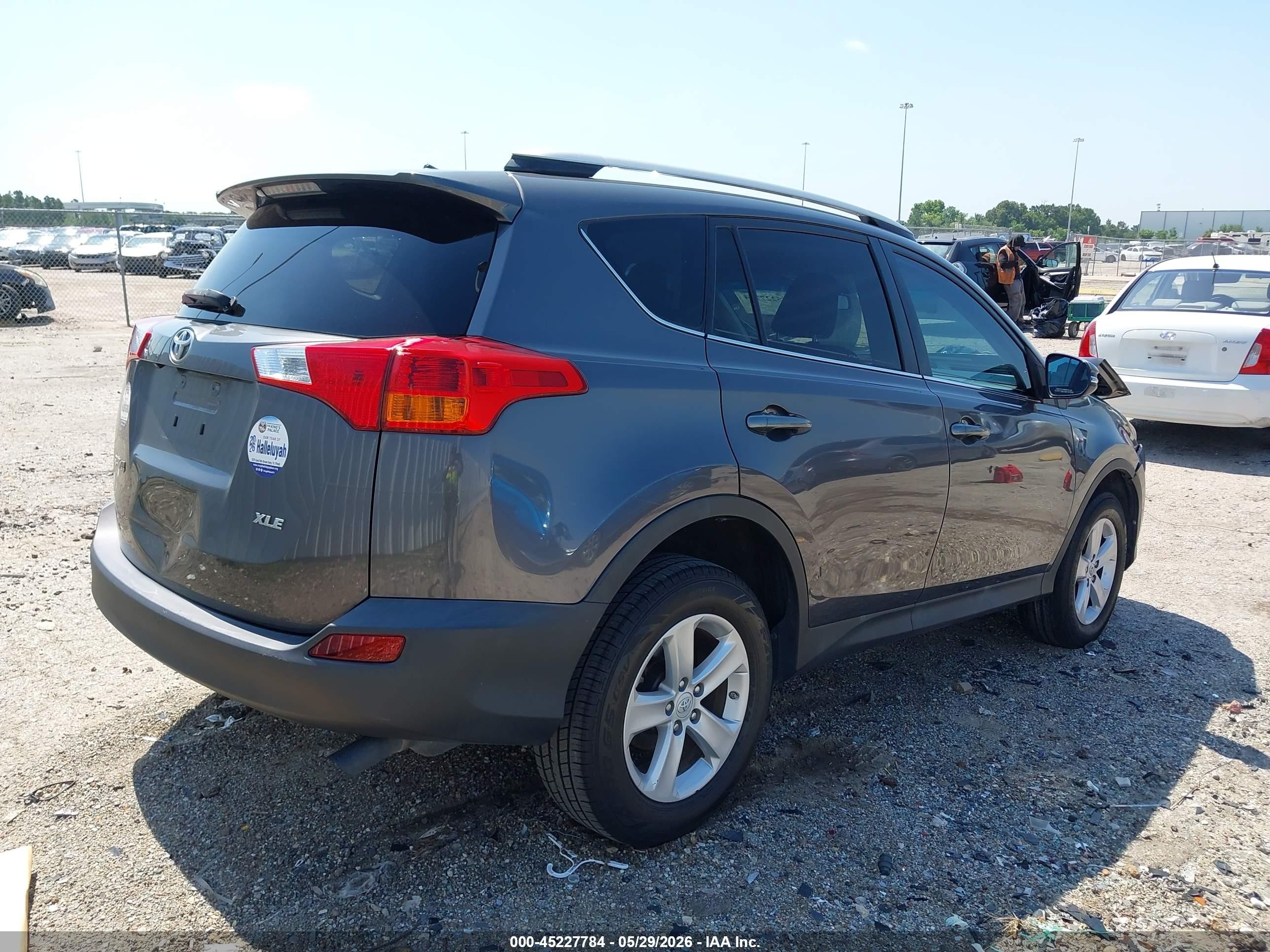 2014 Toyota Rav4 Xle Gray vin: 2T3WFREV5EW096079