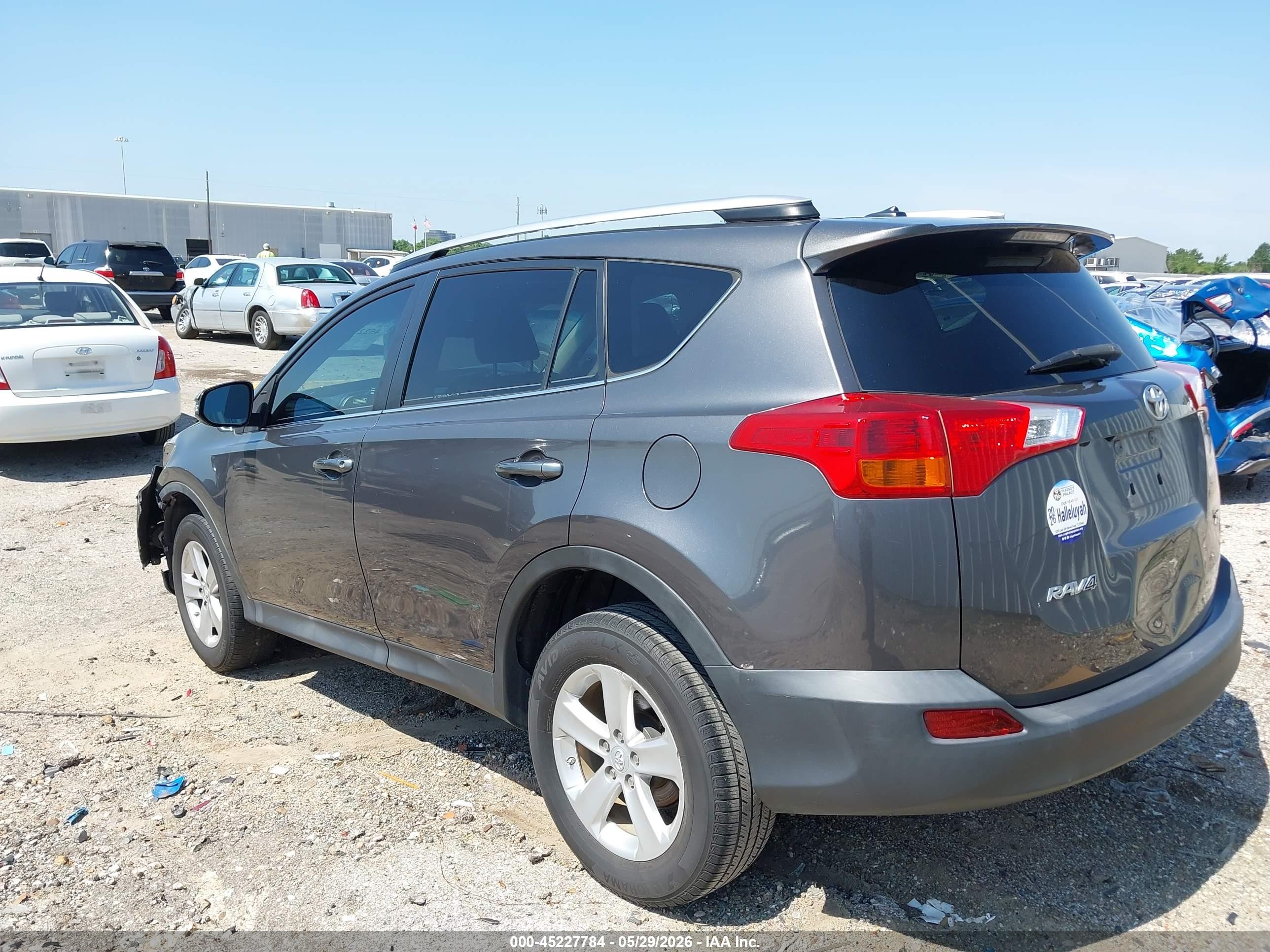 2014 Toyota Rav4 Xle Gray vin: 2T3WFREV5EW096079