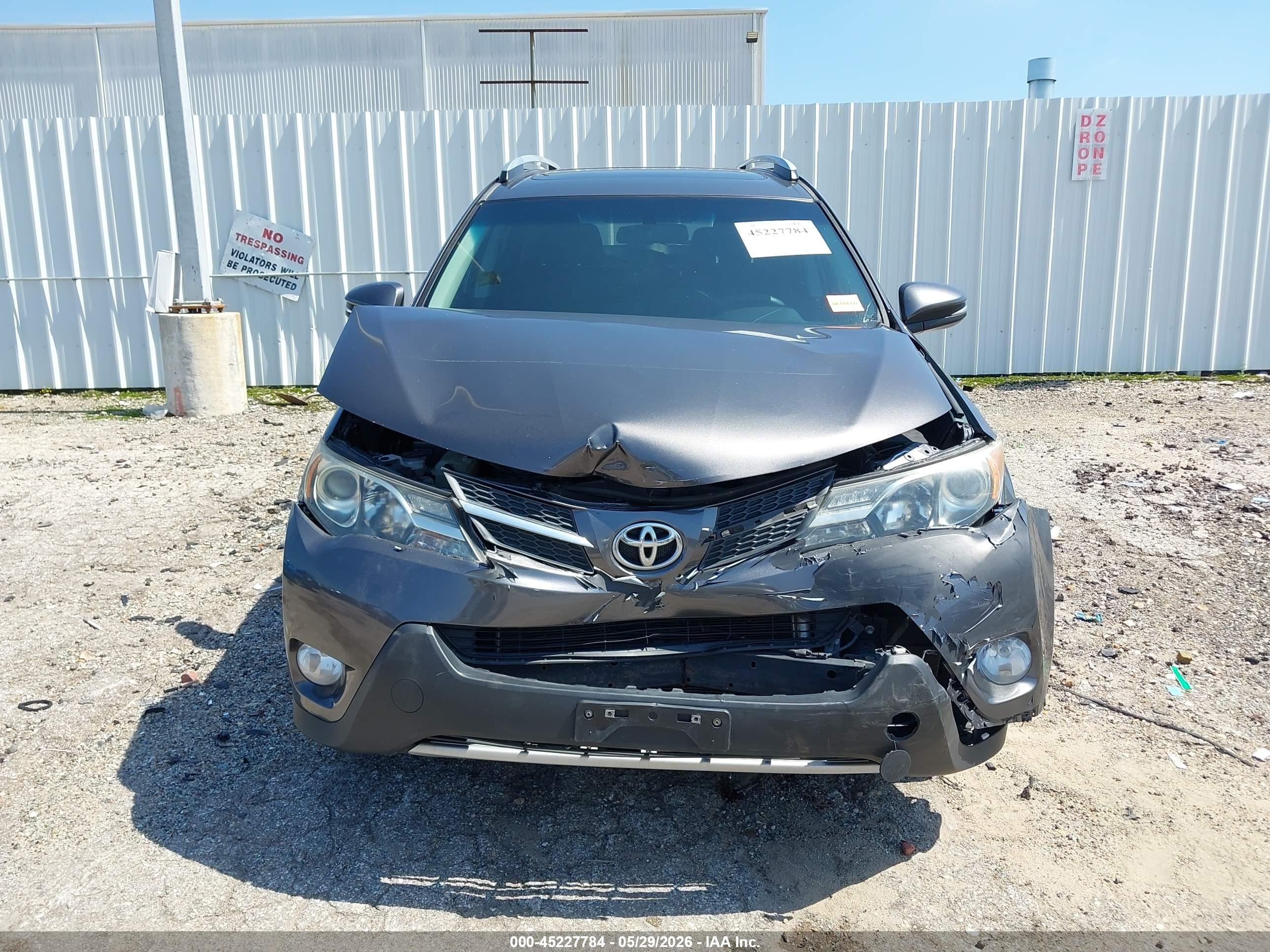 2014 Toyota Rav4 Xle Gray vin: 2T3WFREV5EW096079