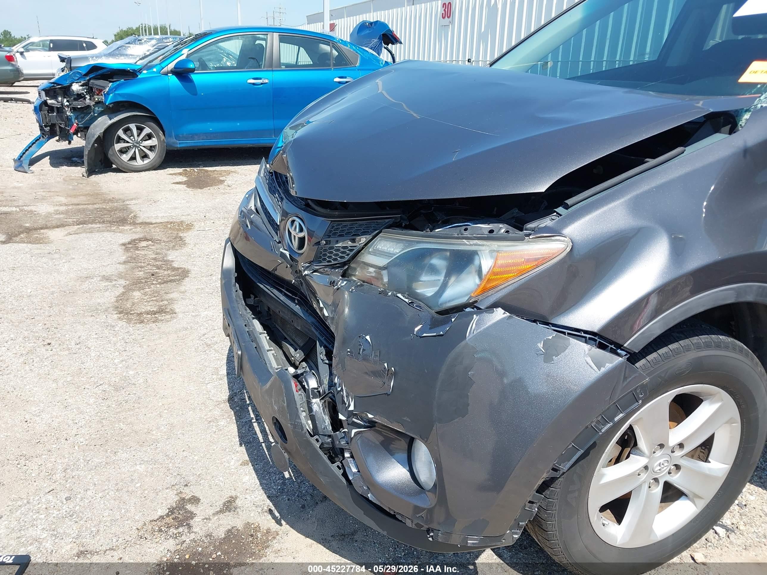 2014 Toyota Rav4 Xle Gray vin: 2T3WFREV5EW096079