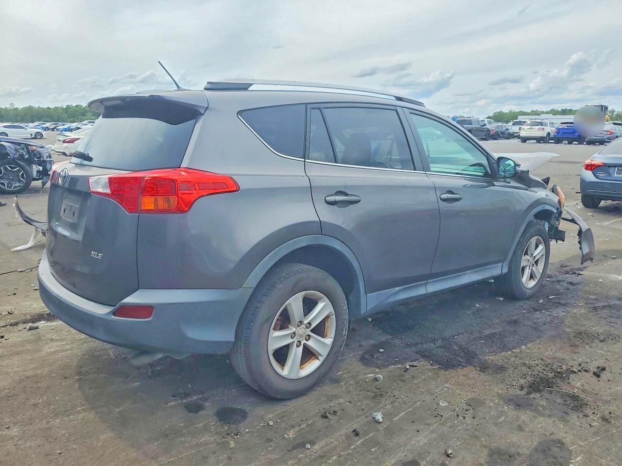 2014 Toyota Rav4 Xle Gray vin: 2T3WFREV5EW111552
