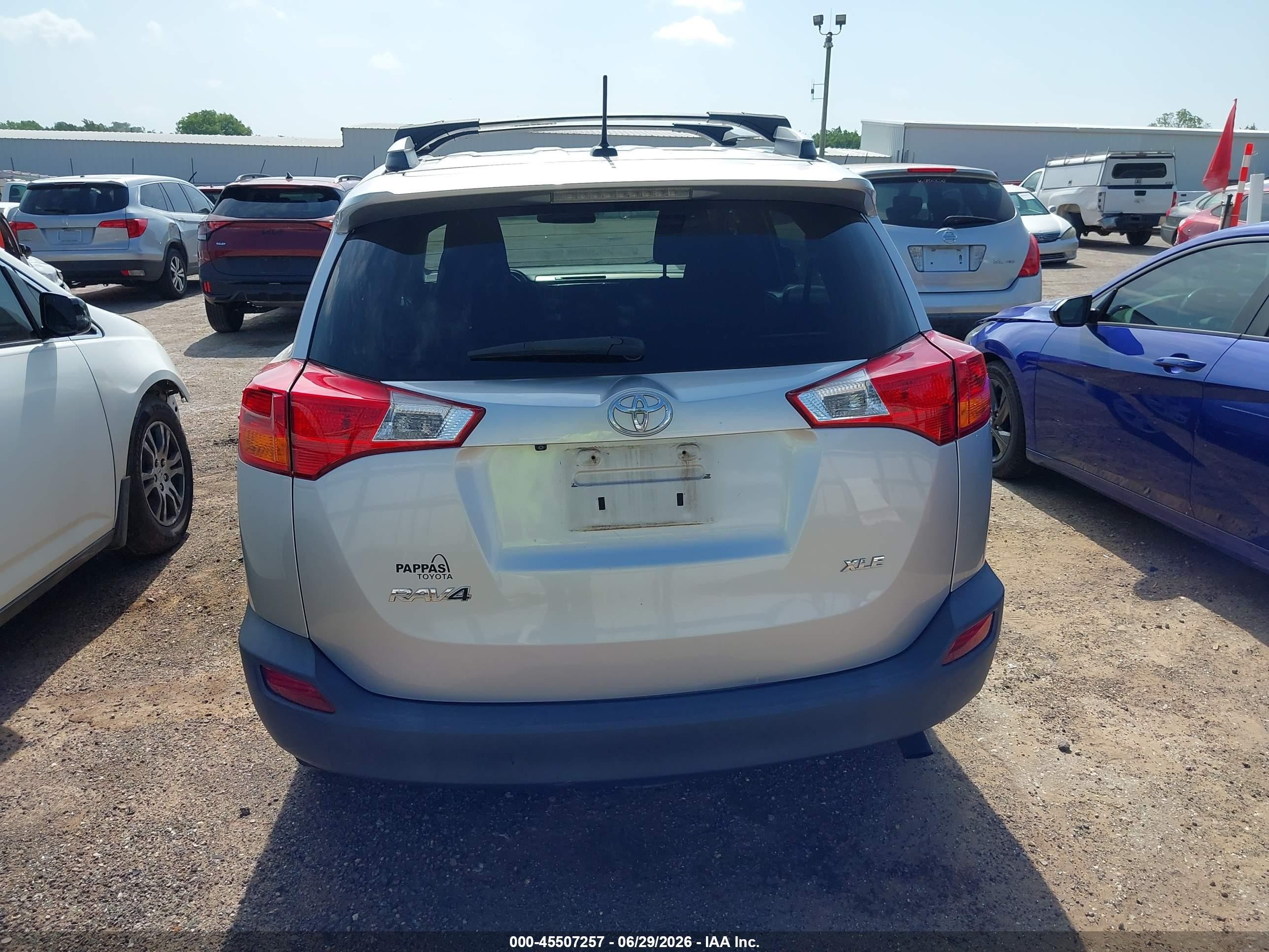 2014 Toyota Rav4 Xle Silver vin: 2T3WFREV5EW120395