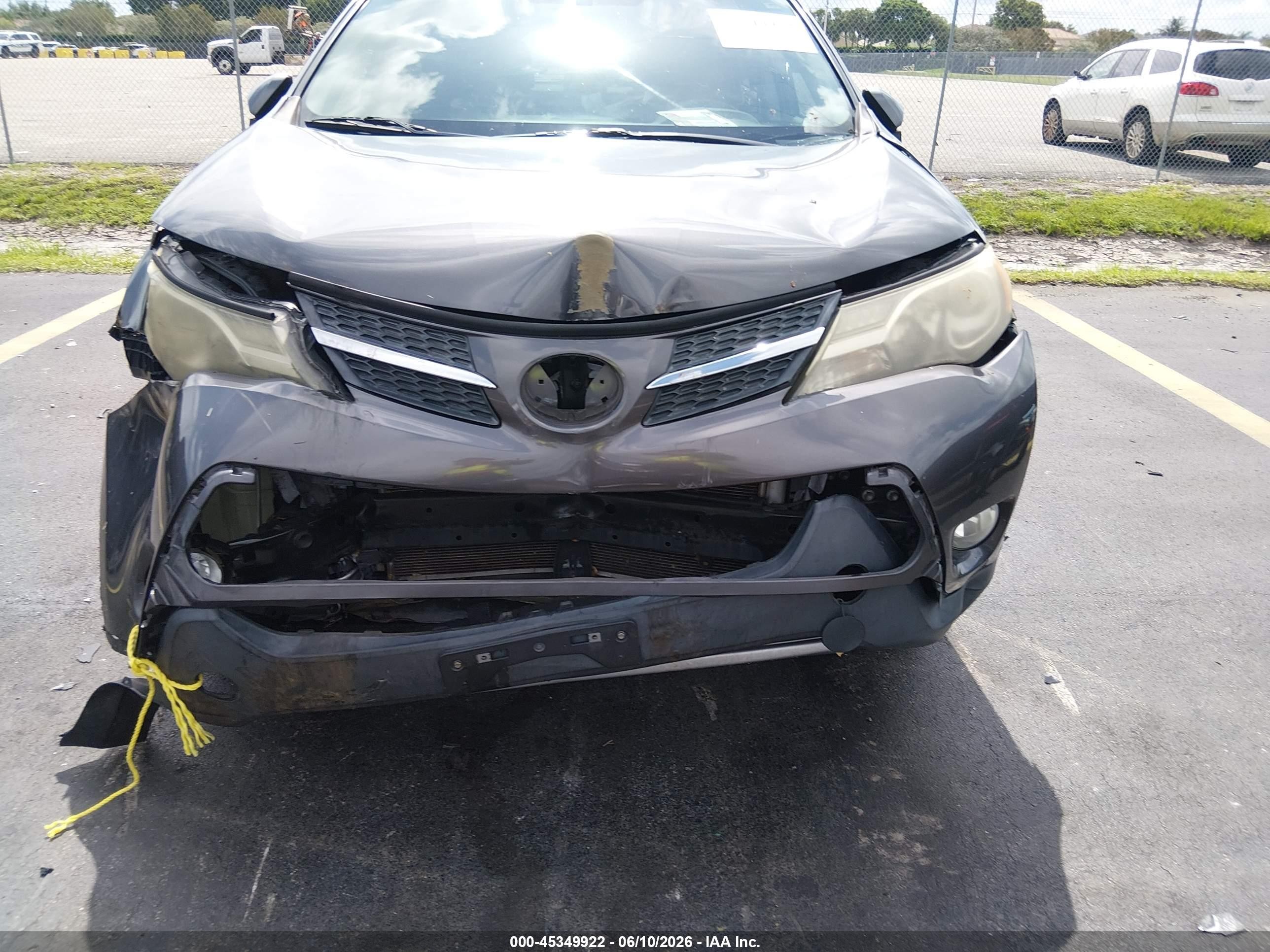 2015 Toyota Rav4 Xle Gray vin: 2T3WFREV5FW154581
