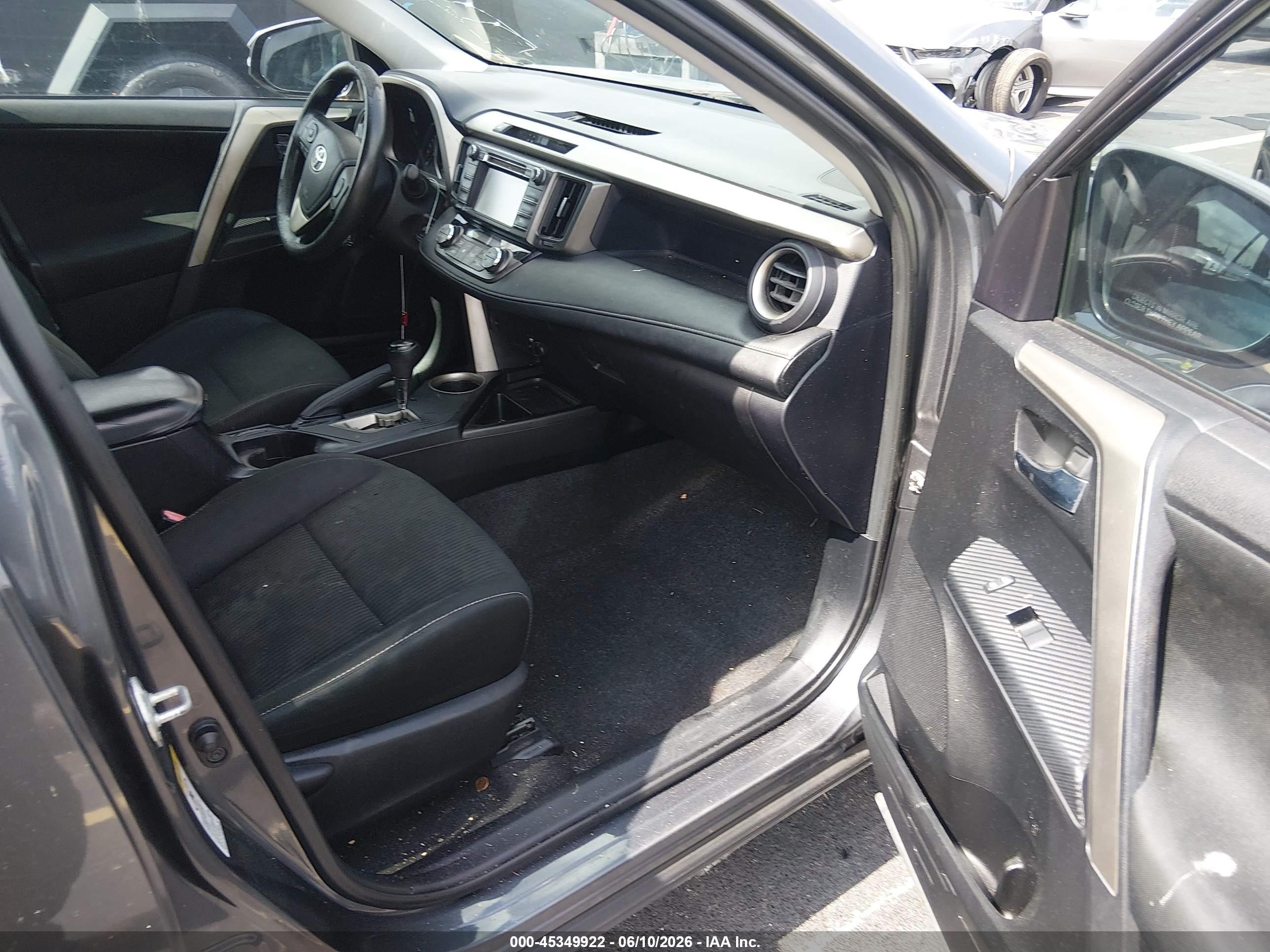 2015 Toyota Rav4 Xle Gray vin: 2T3WFREV5FW154581
