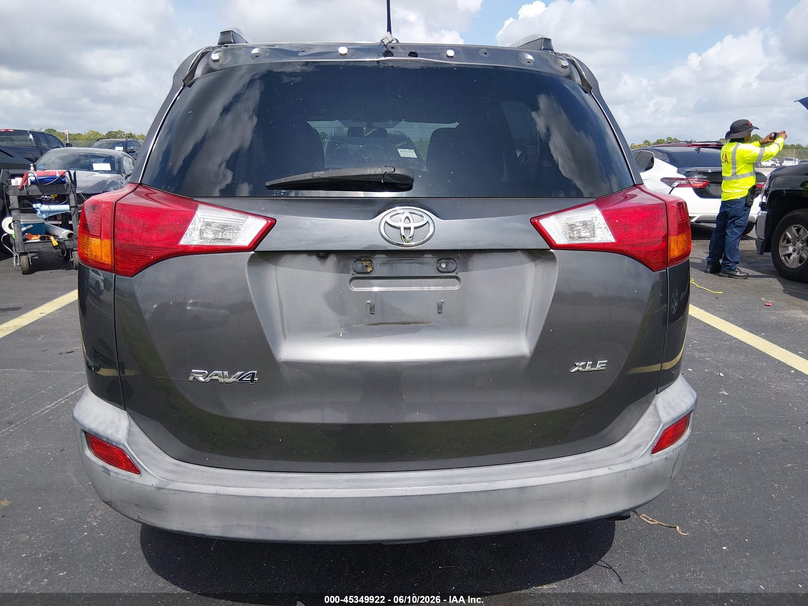 2015 Toyota Rav4 Xle Gray vin: 2T3WFREV5FW154581