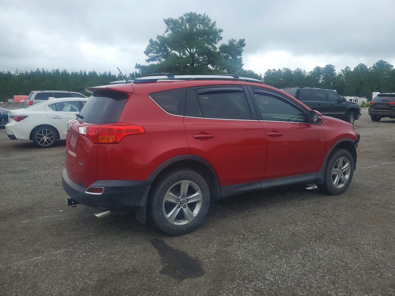 2015 Toyota 4 Wheel Dr Красный vin: 2T3WFREV5FW169419