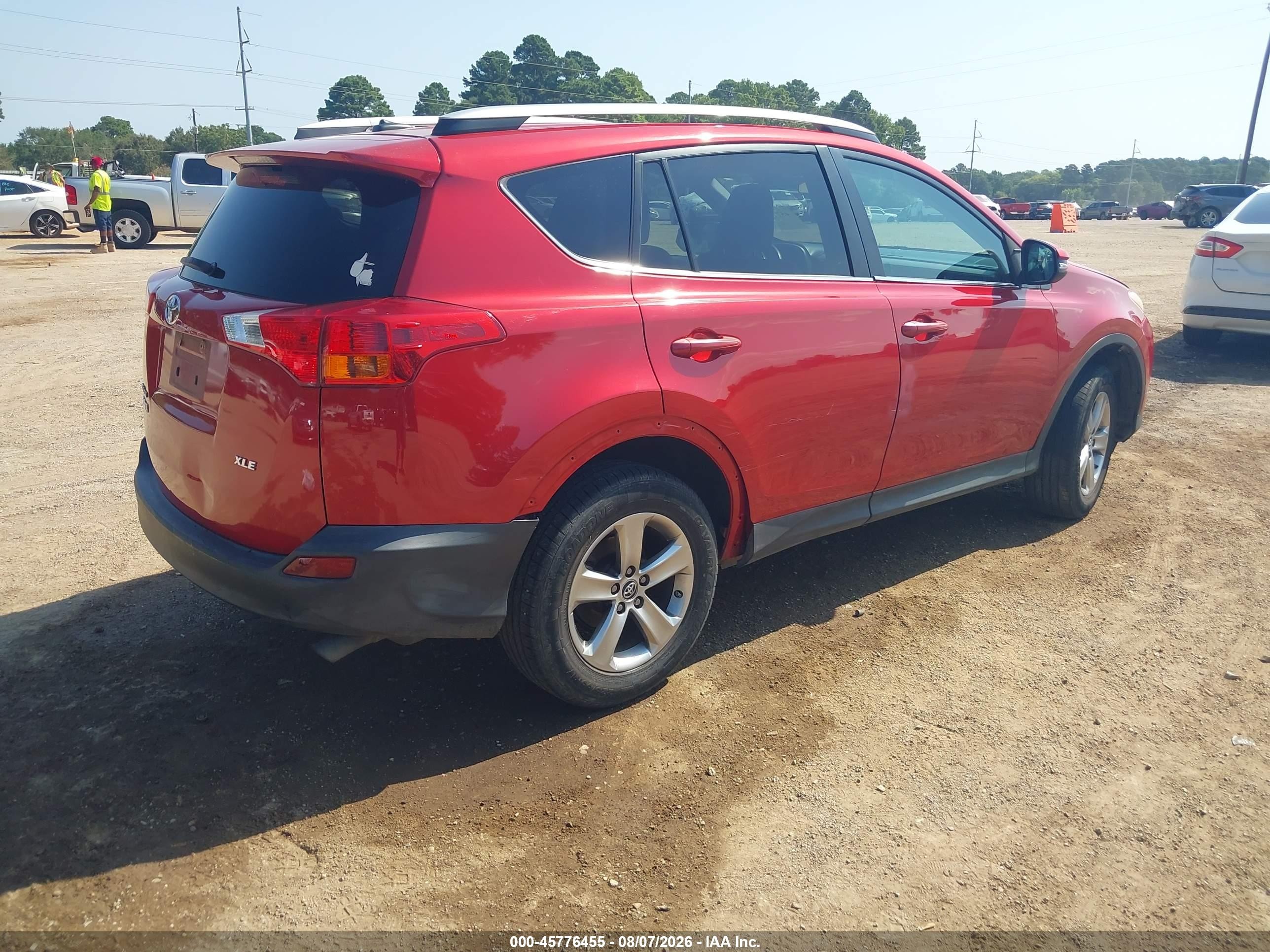 2015 Toyota Rav4 Xle Red vin: 2T3WFREV5FW182428
