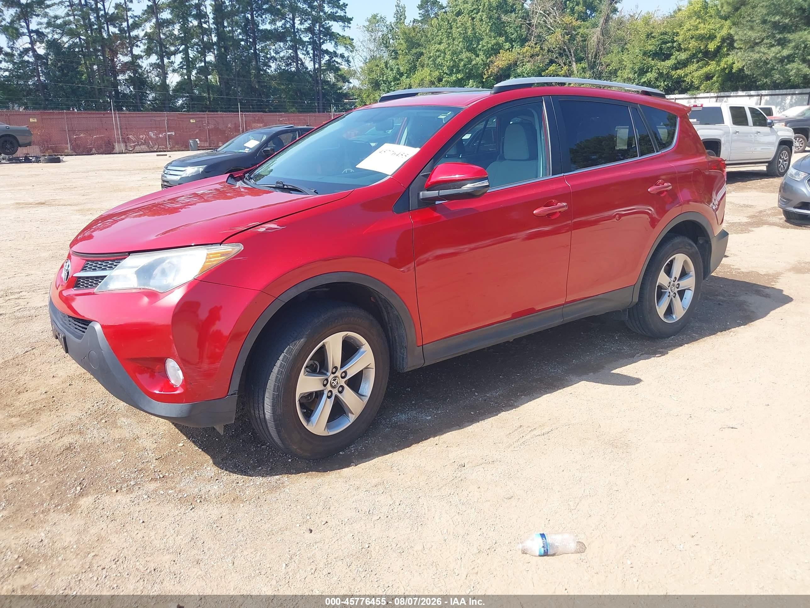 2015 Toyota Rav4 Xle Red vin: 2T3WFREV5FW182428