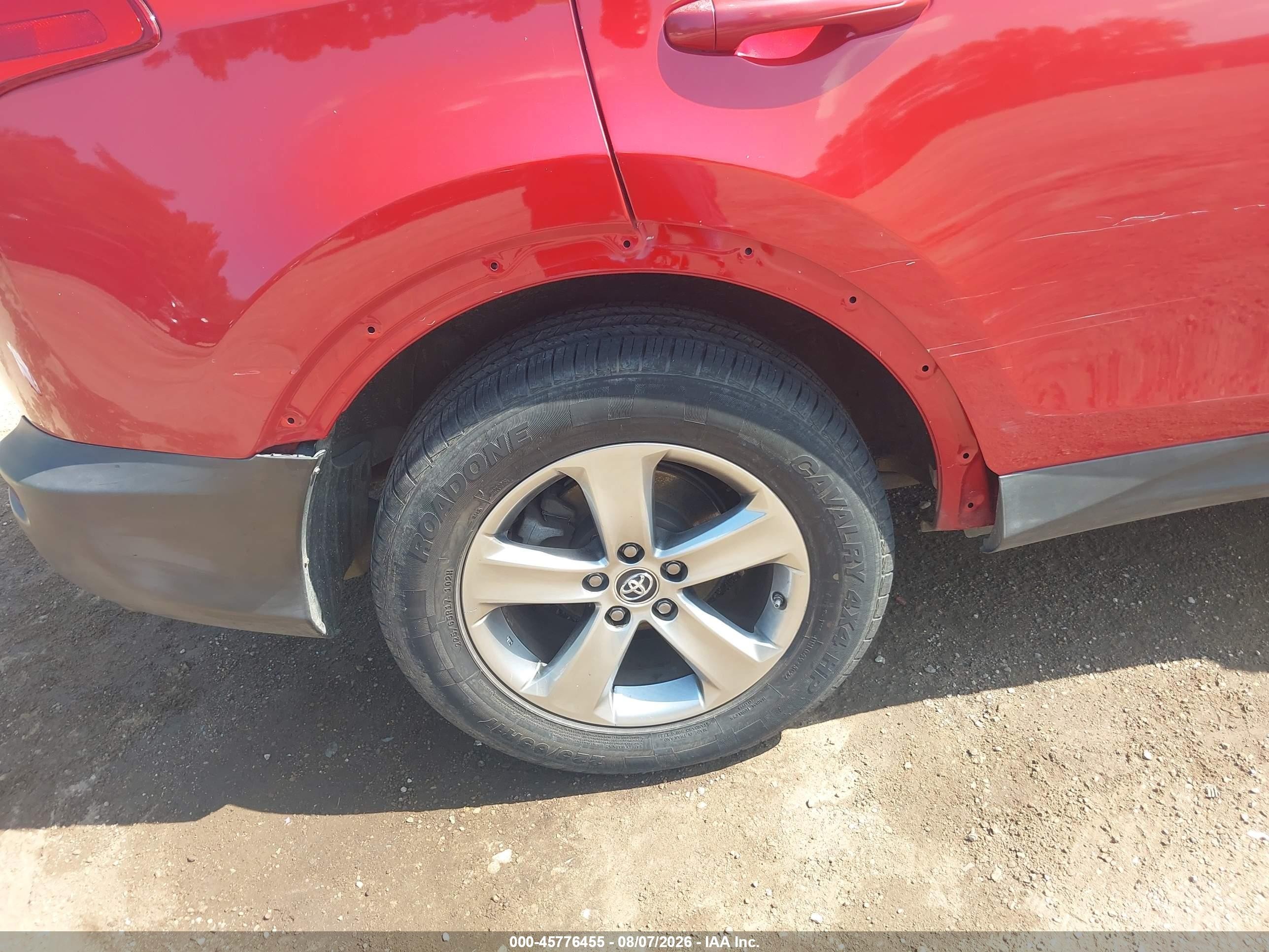 2015 Toyota Rav4 Xle Red vin: 2T3WFREV5FW182428