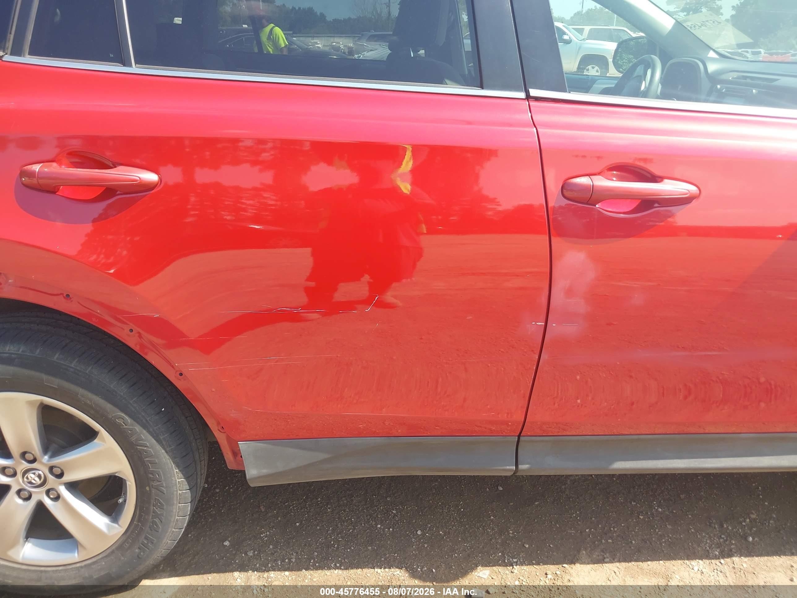 2015 Toyota Rav4 Xle Red vin: 2T3WFREV5FW182428