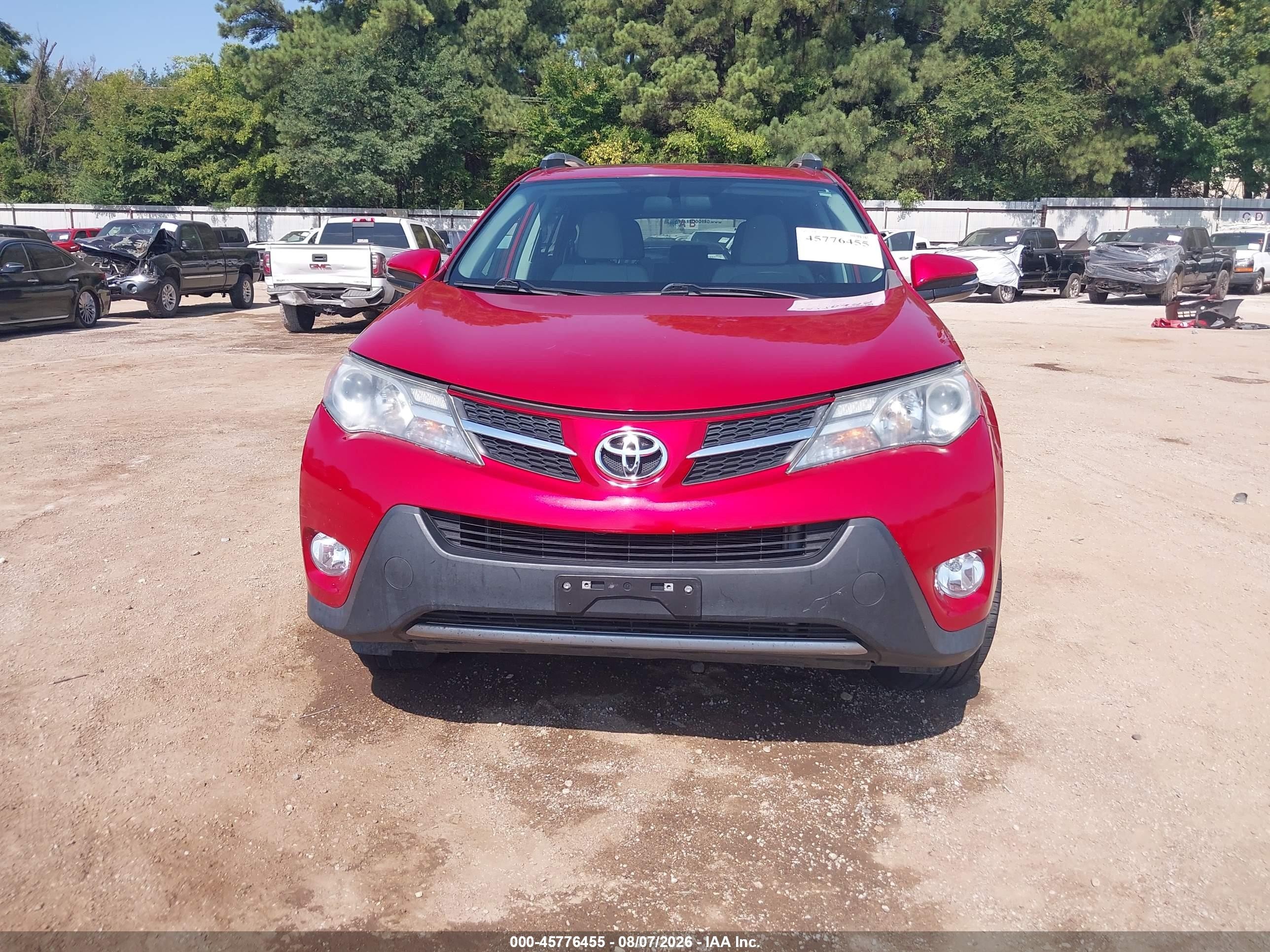 2015 Toyota Rav4 Xle Red vin: 2T3WFREV5FW182428